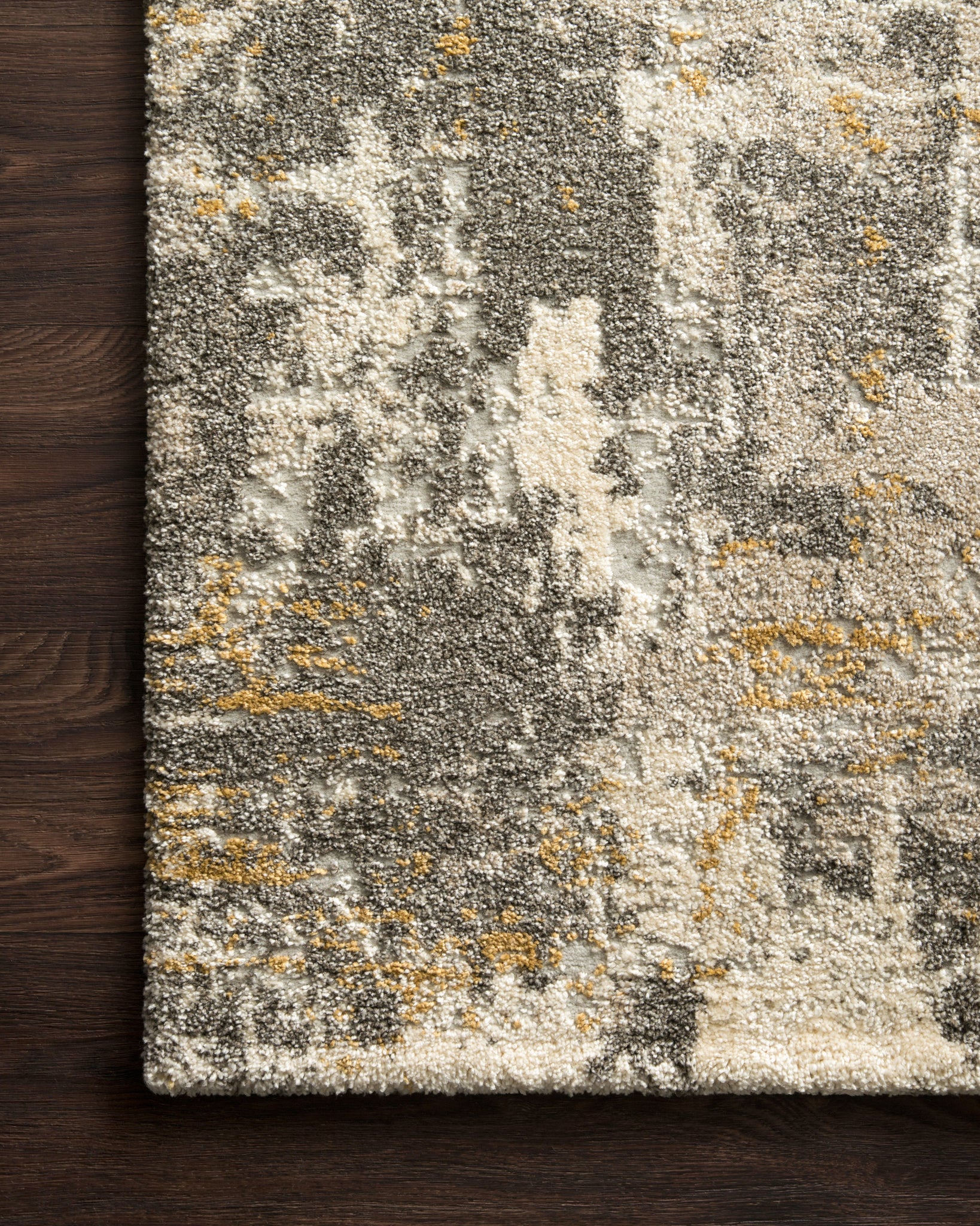 Side view of the Landscape Granite rug.