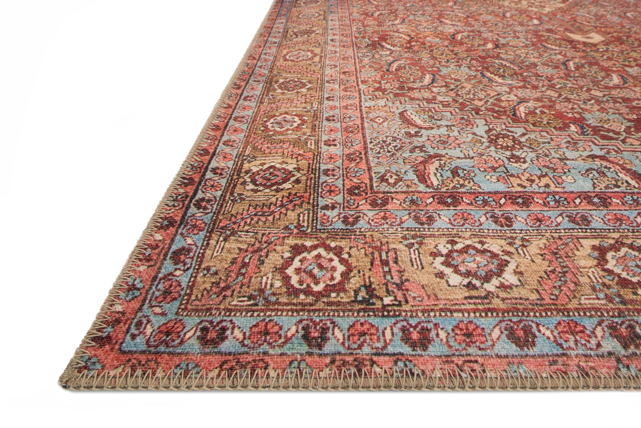 Loren Red / Multi shown from another angle.