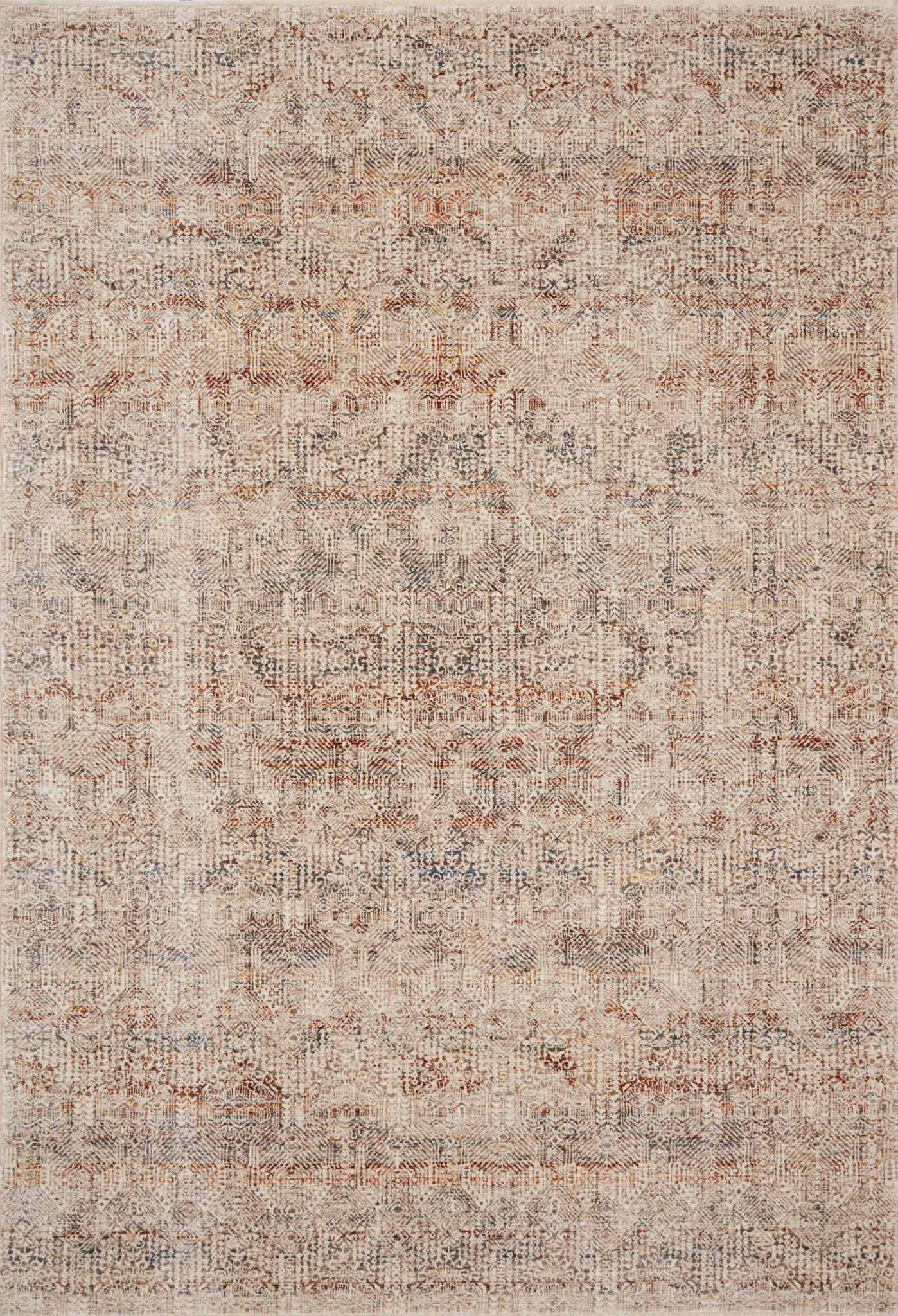 Lourdes Ivory / Spice — a Loloi rug at Laurie Yapp Home.