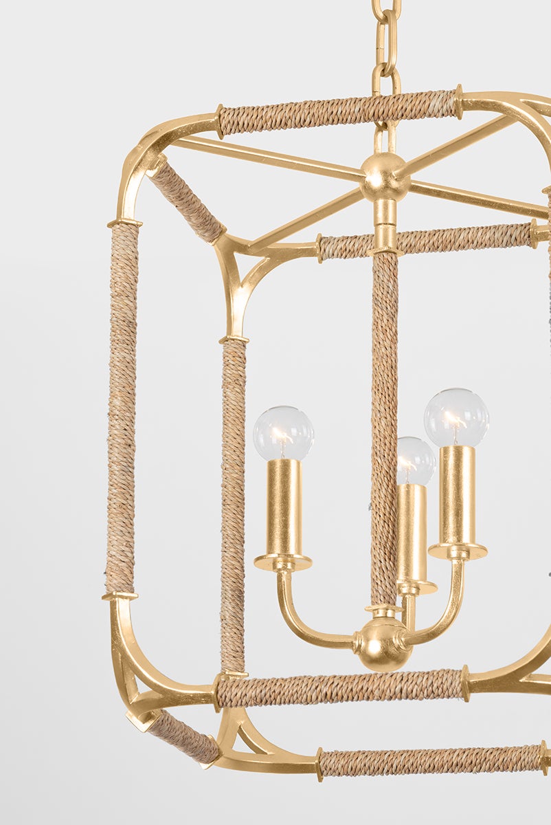 Laurenceston Lantern 13" shown from a second angle to highlight the frame and glass panel detail.