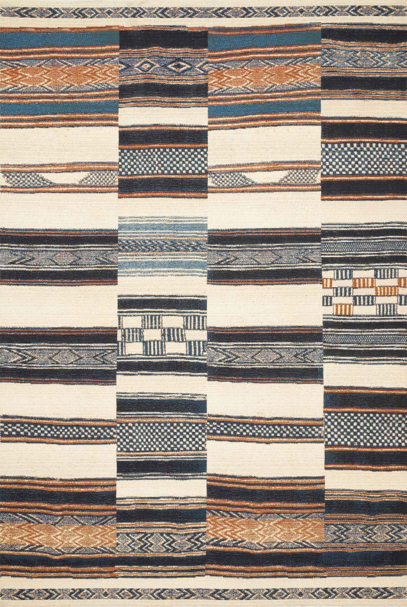 Mika Ivory / Multi — a Loloi rug at Laurie Yapp Home.