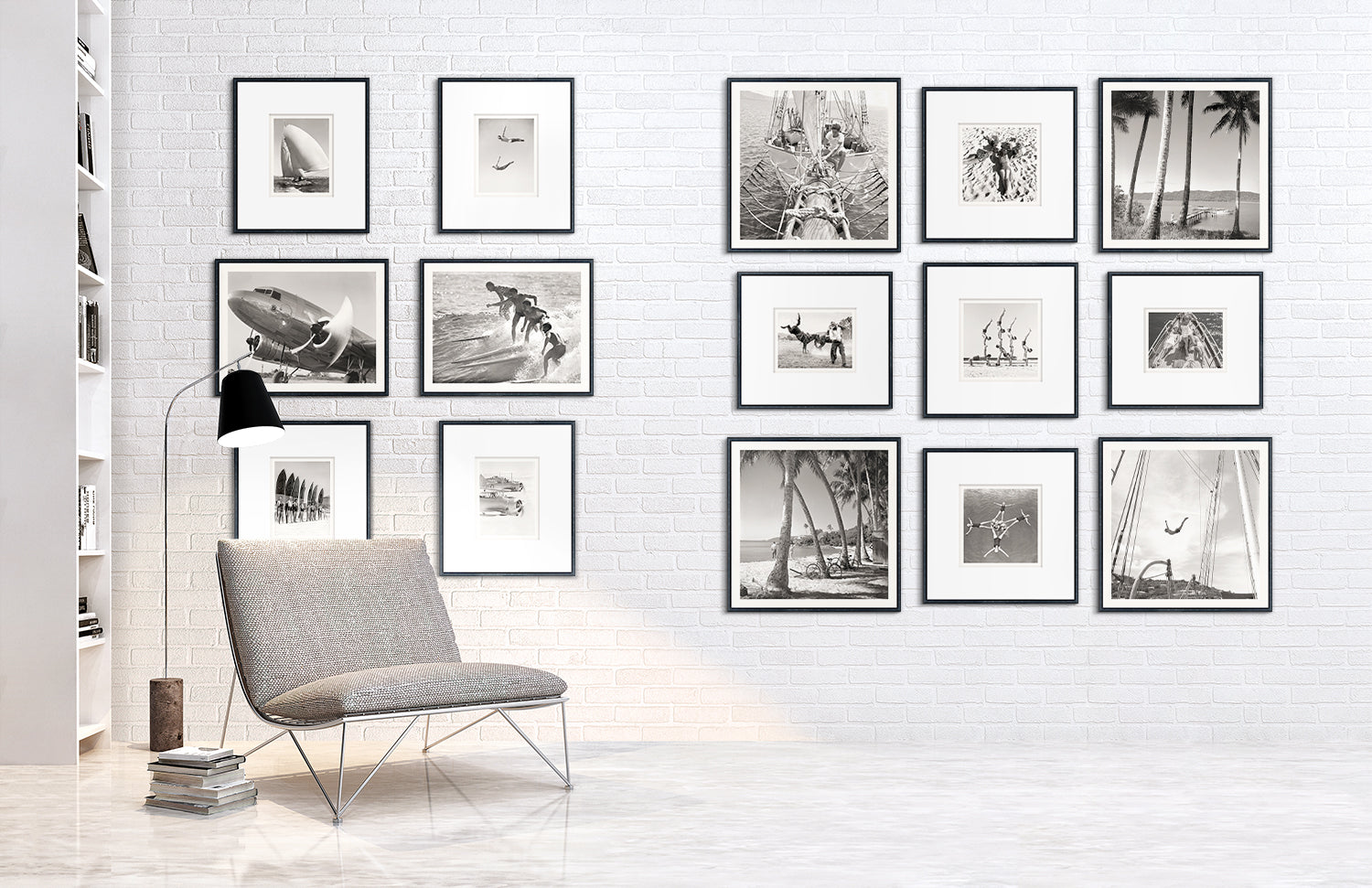 detail view of NOSTALGIA COLLECTION – DIVING PAIR C. 1938 luxury Artwork
