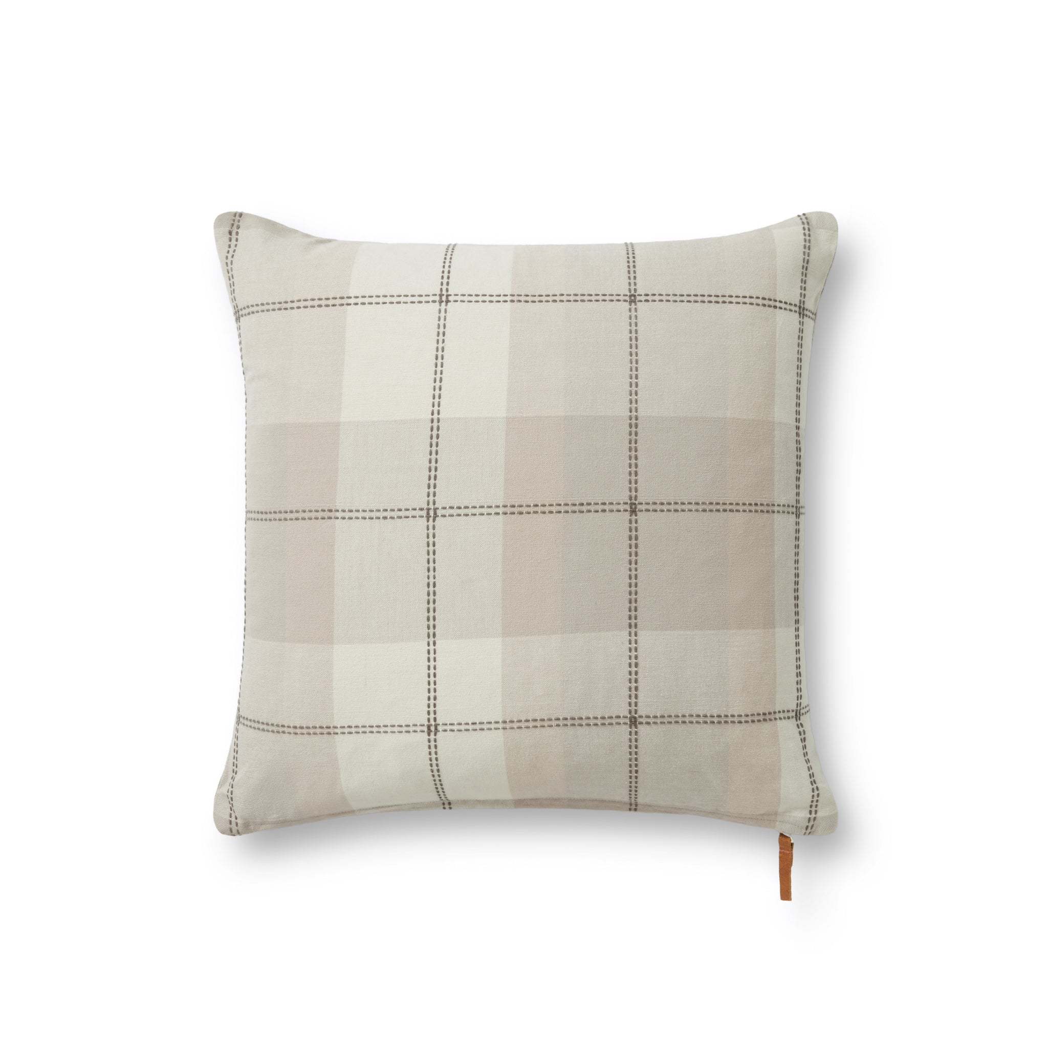 Teddy Beige / Multi Pillow shown from another angle.