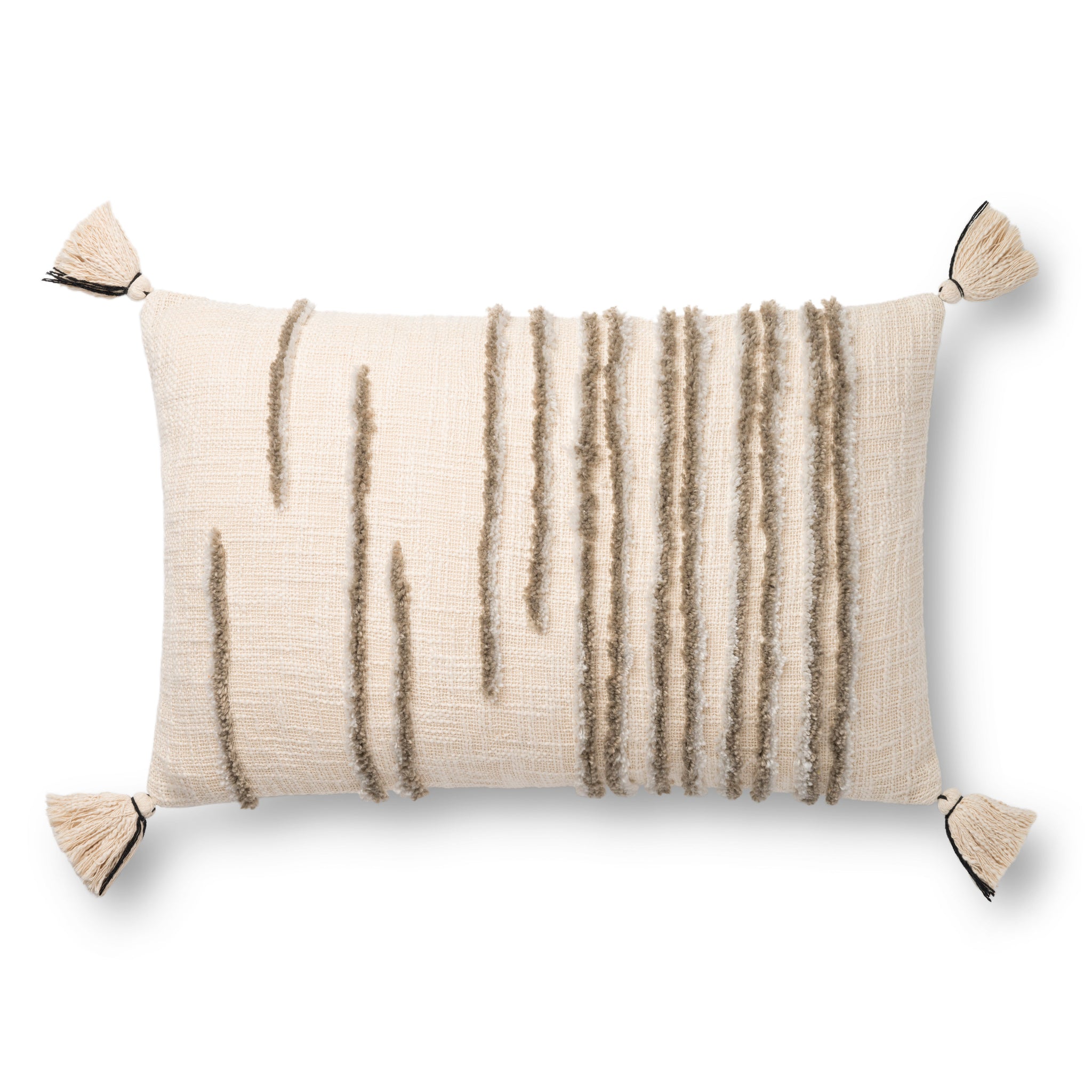 Natural / Stone Pillow β a Loloi pillow at Laurie Yapp Home.
