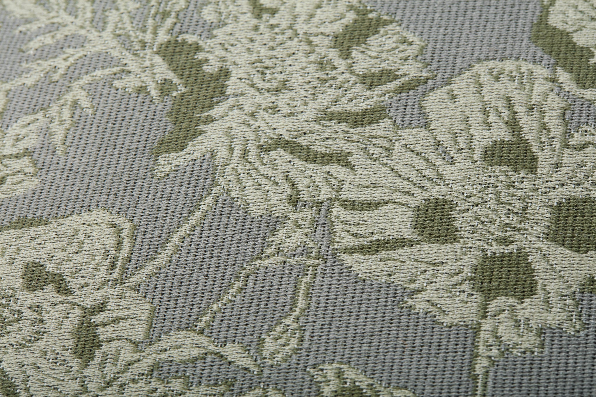 Matilda Silver Sage Pillow shown from another angle.