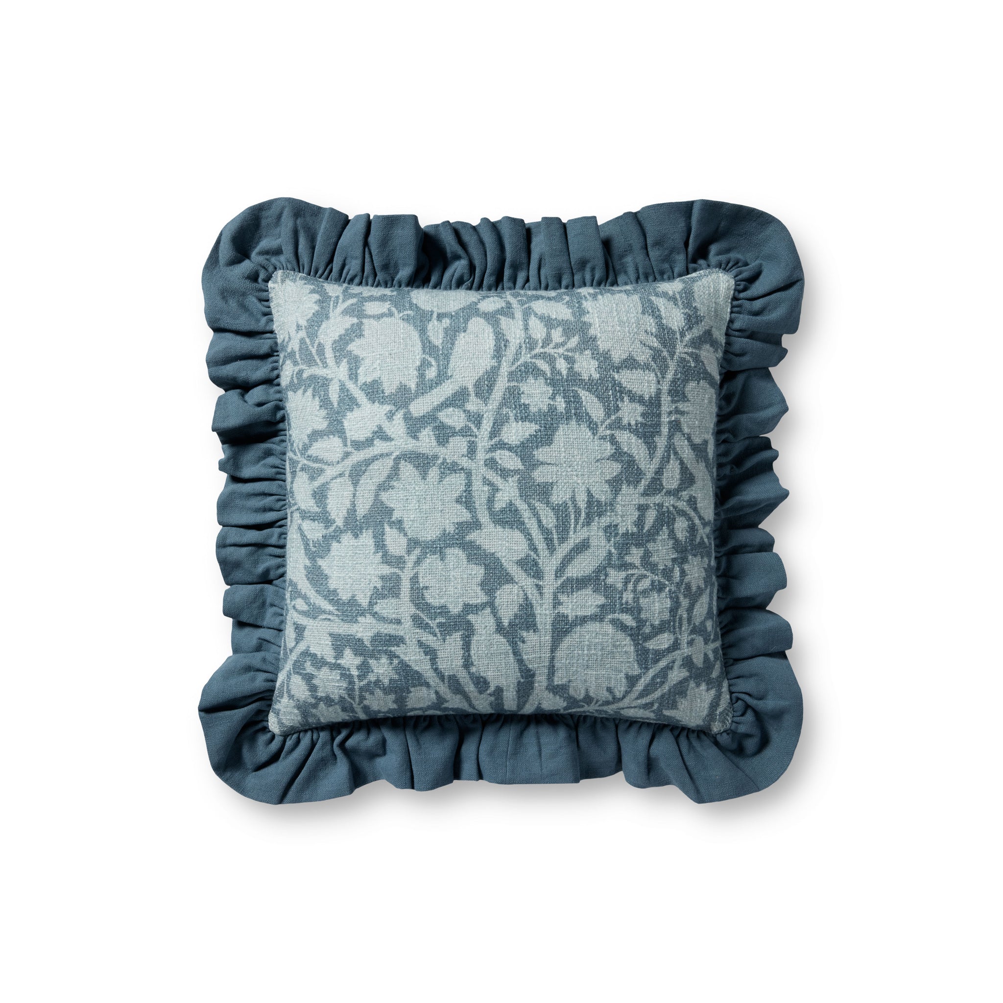 Kathleen Blue Pillow — a Loloi pillow at Laurie Yapp Home.