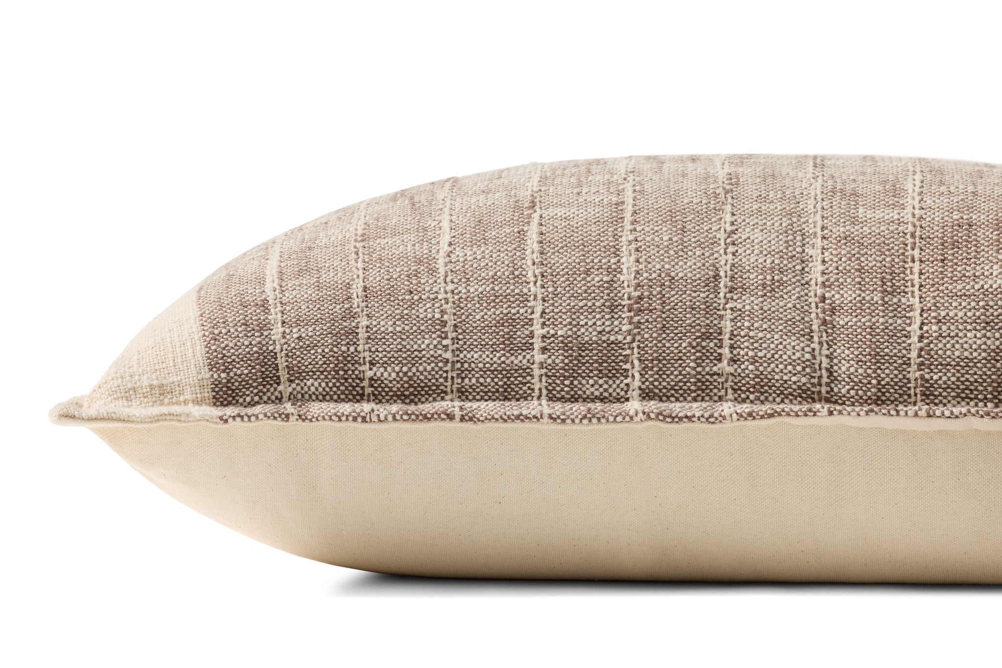 Brown / Ivory Pillow shown from another angle.