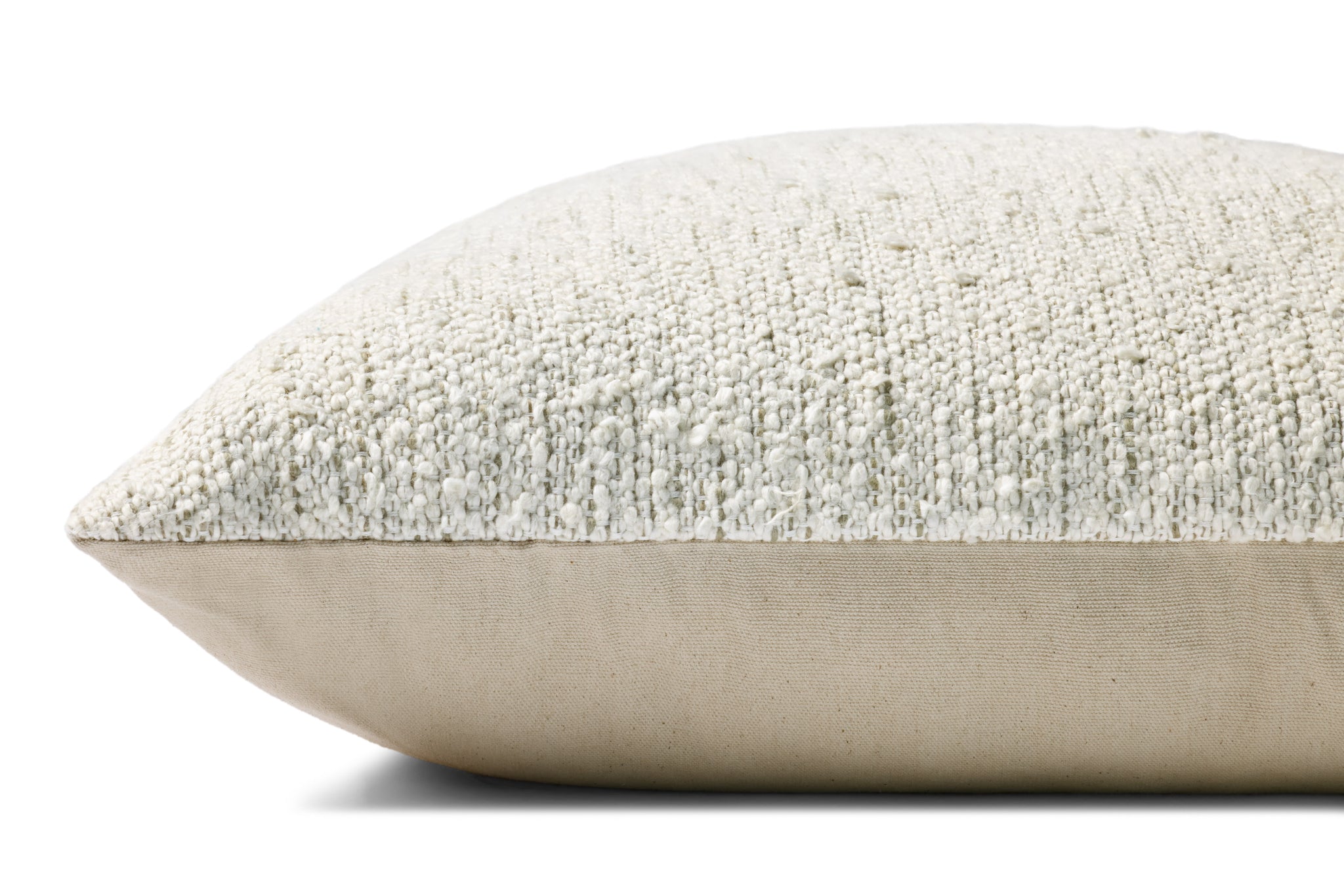 Ivory / Moss Pillow shown from another angle.