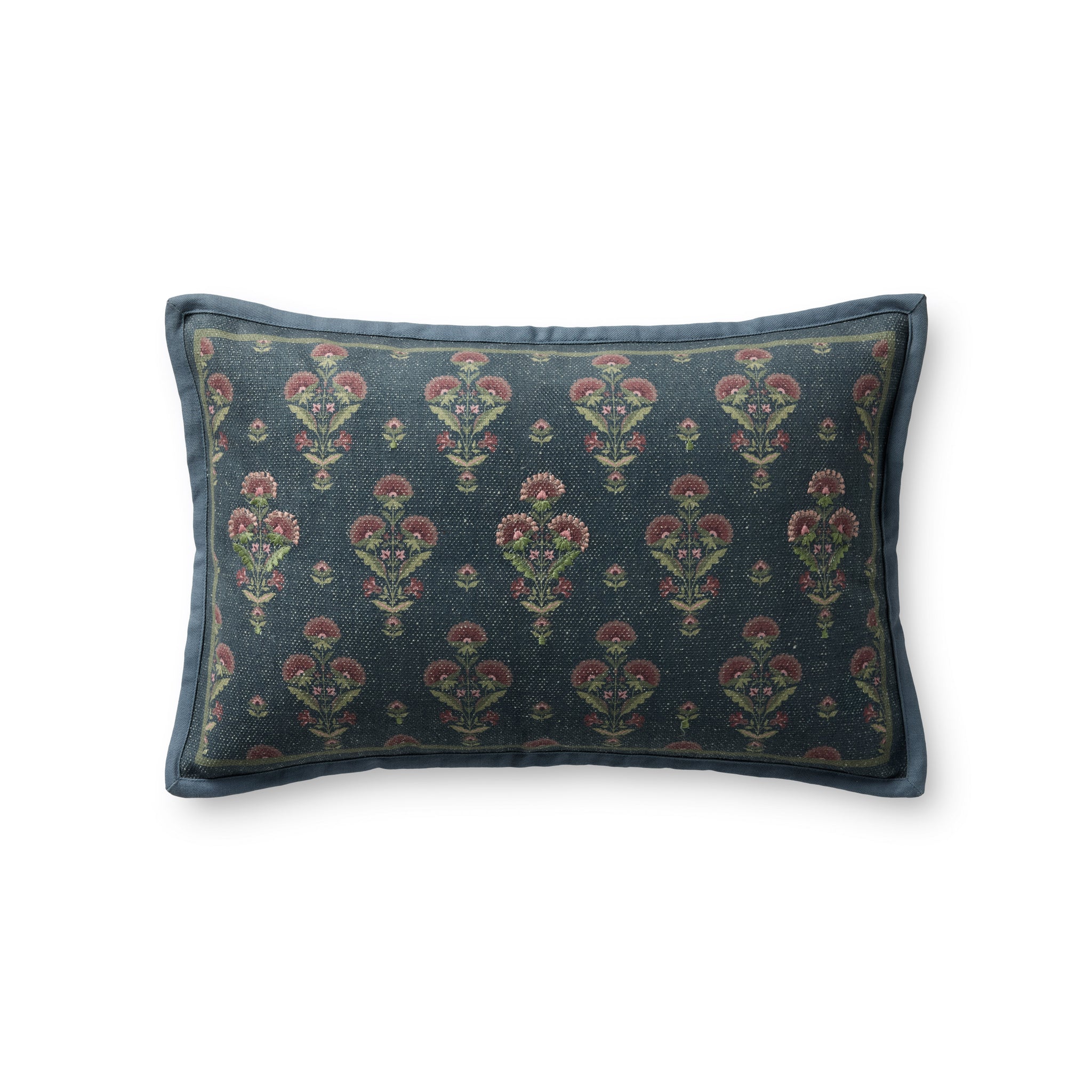Marigold Blue / Multi Pillow — a Loloi pillow at Laurie Yapp Home.