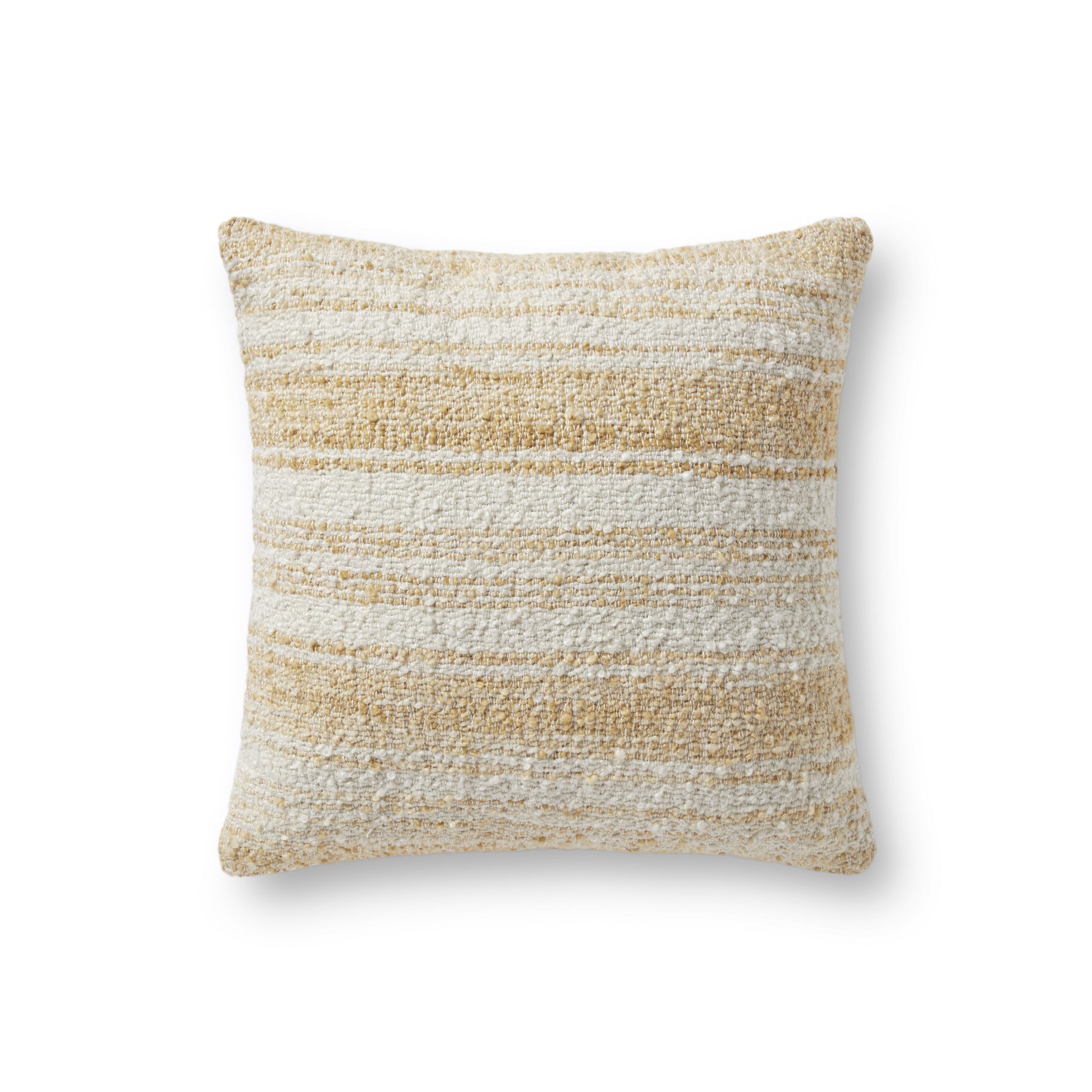 Gold / Ivory Pillow — a Loloi pillow at Laurie Yapp Home.