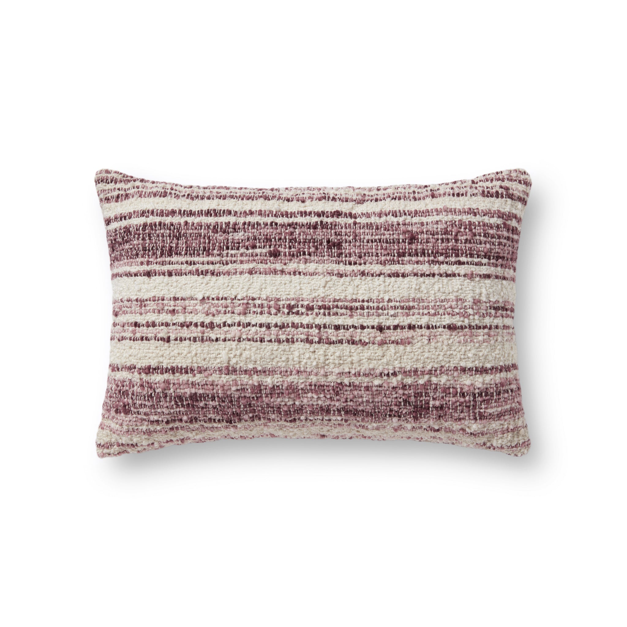 Burgundy / Ivory Pillow — a Loloi pillow at Laurie Yapp Home.