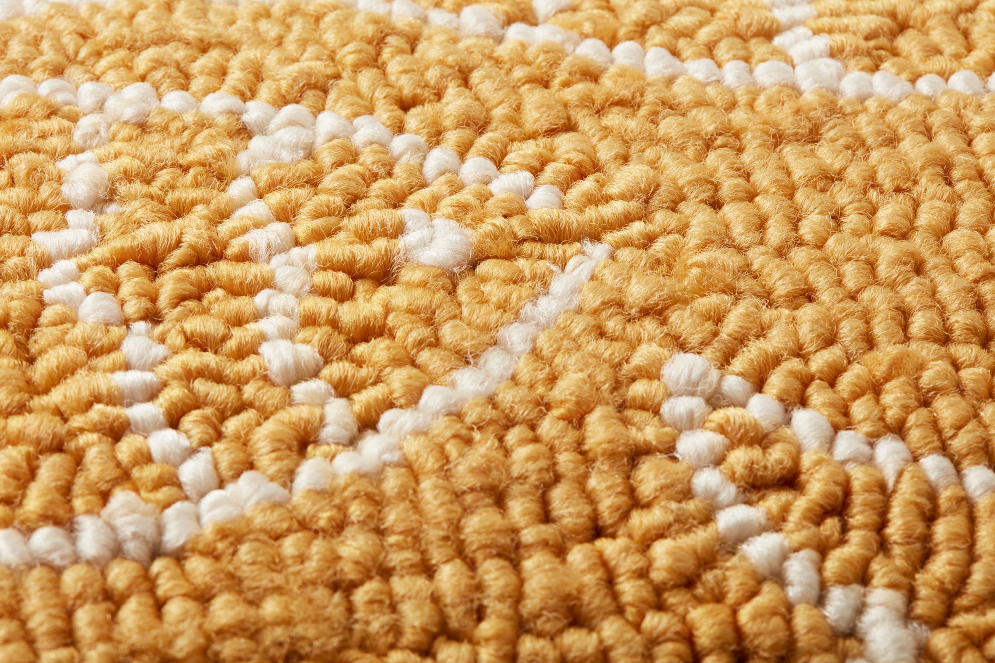 Yellow Pillow (Pattern 4) shown from a different angle to reveal its pattern.
