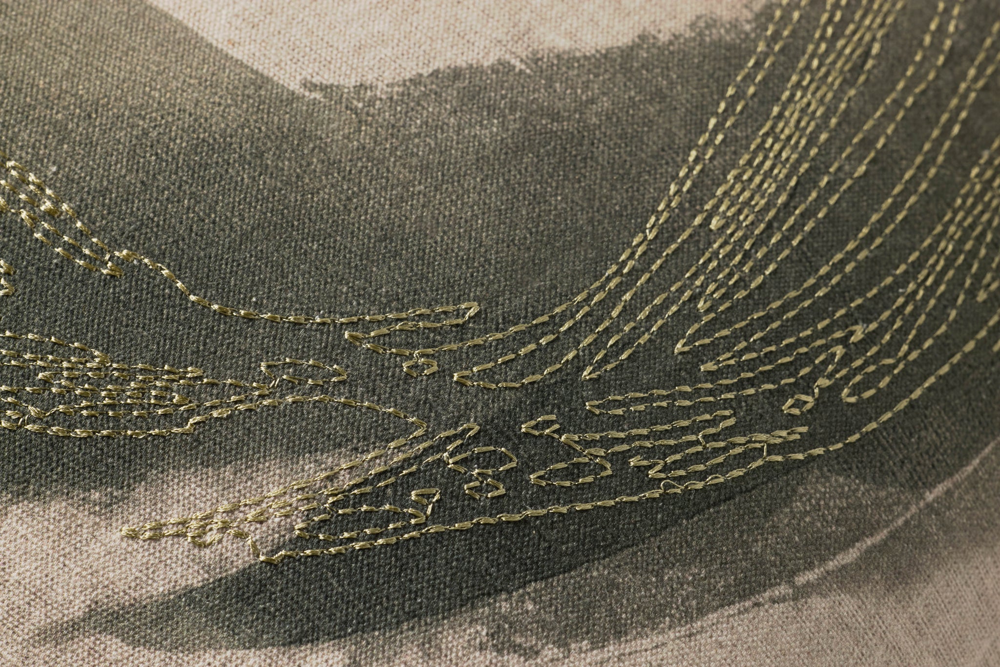 Green Pillow (Pattern 7) shown from another angle.
