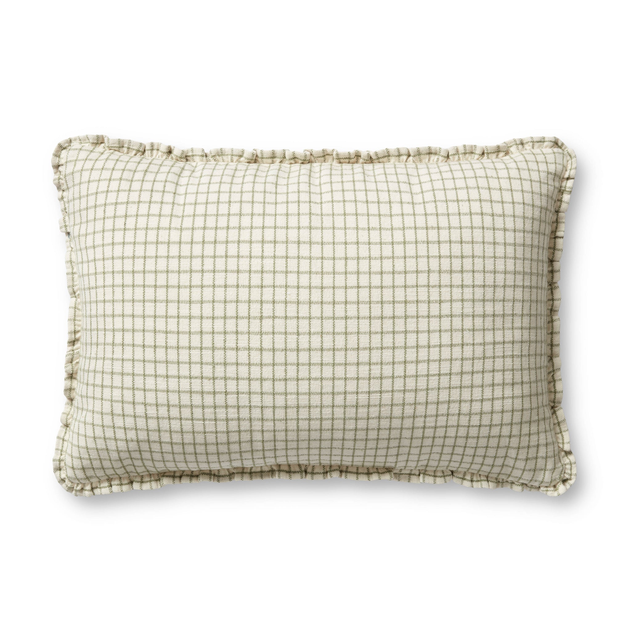 Dinah Ivory / Moss Pillow — a Loloi pillow at Laurie Yapp Home.