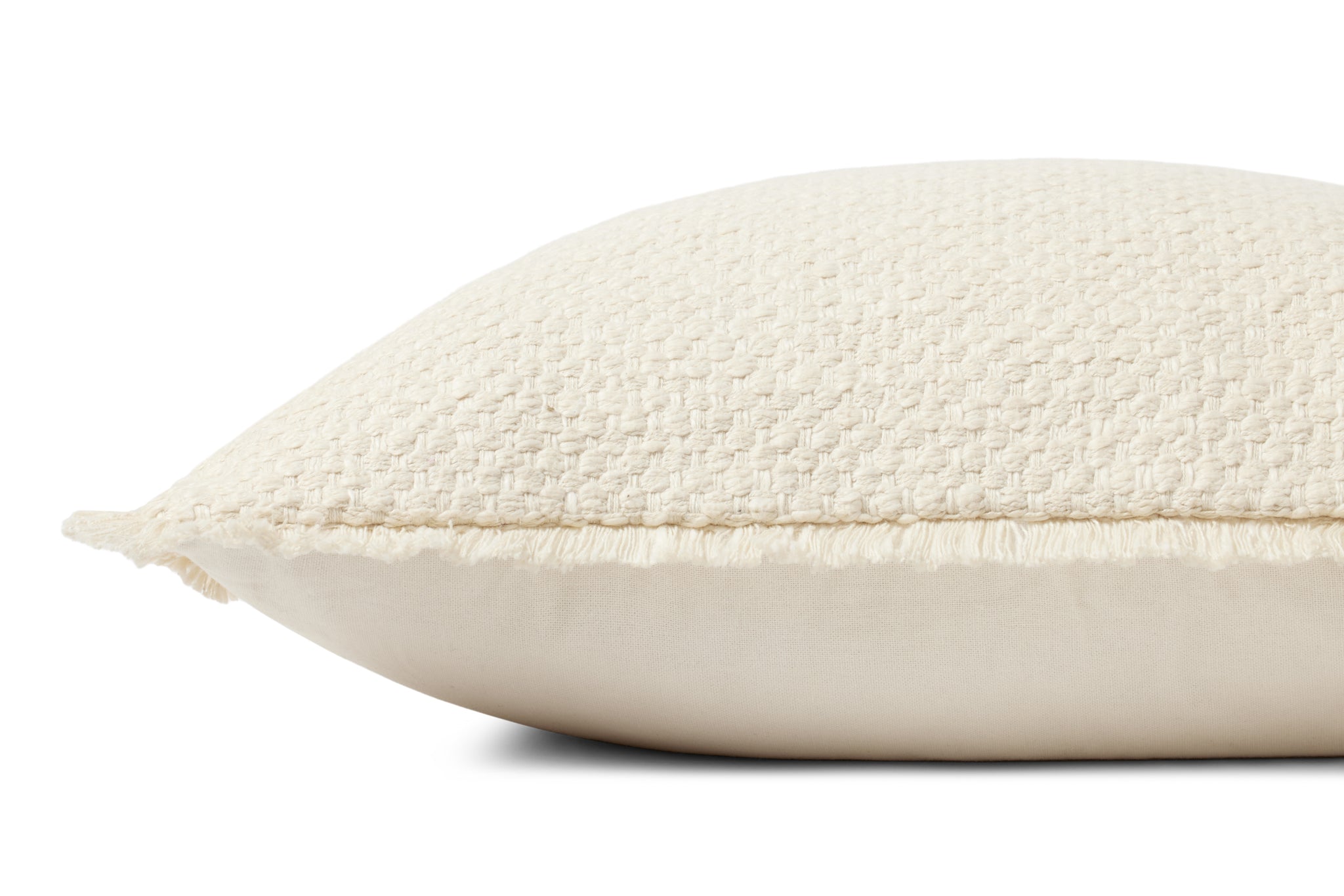 Ivory Pillow (Pattern 9) shown from another angle.