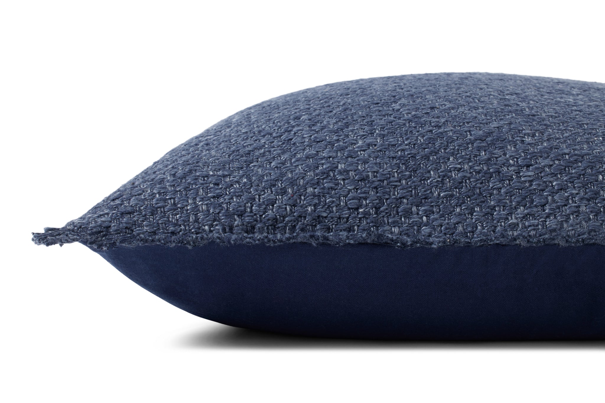 Navy Pillow (Pattern 5) shown from another angle.