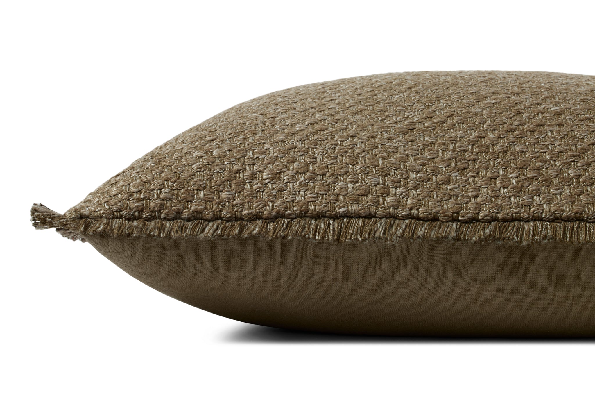 Olive Pillow (Pattern 3) shown from another angle.