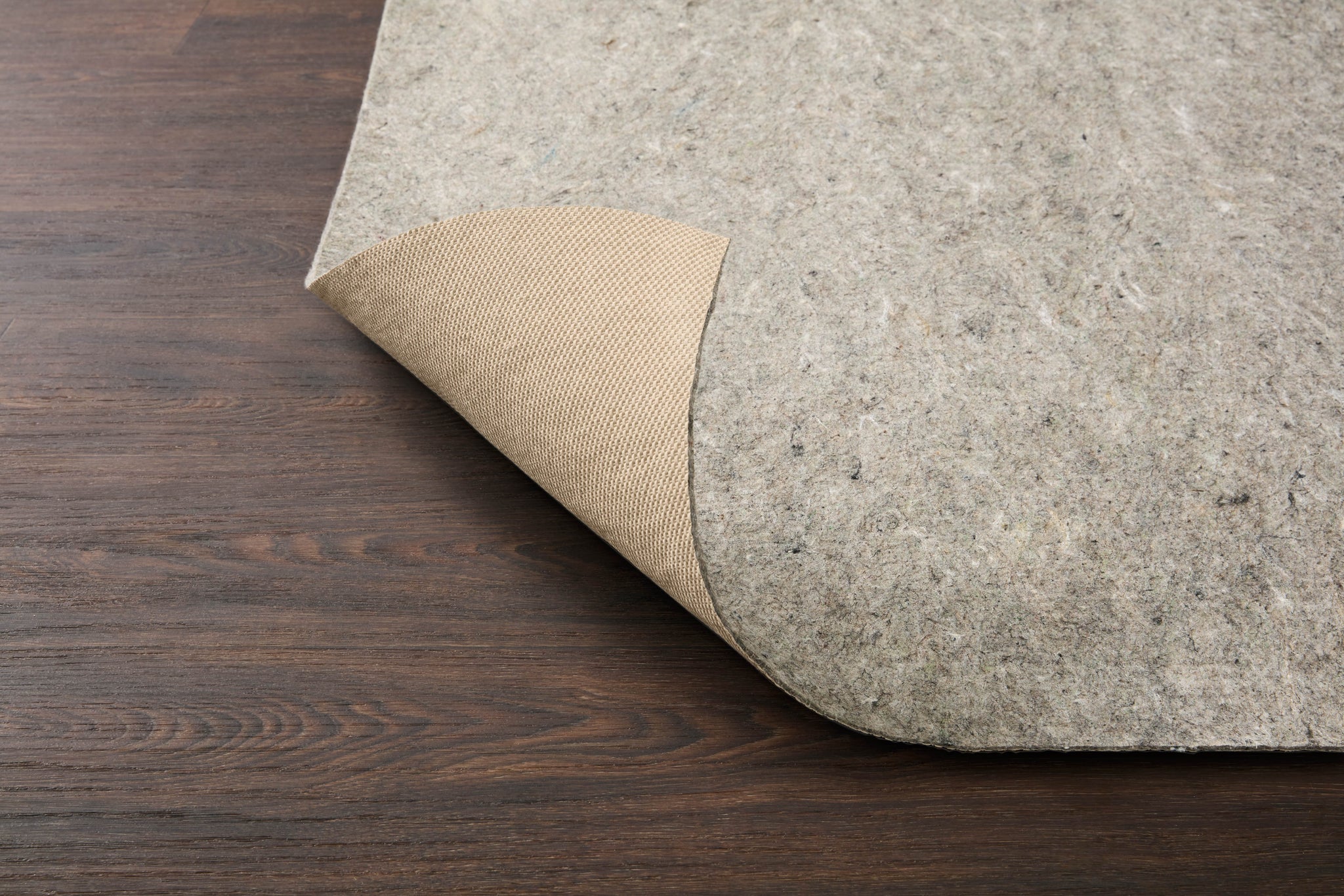 Grip 1/8" Grey Rug Pad shown from another angle.