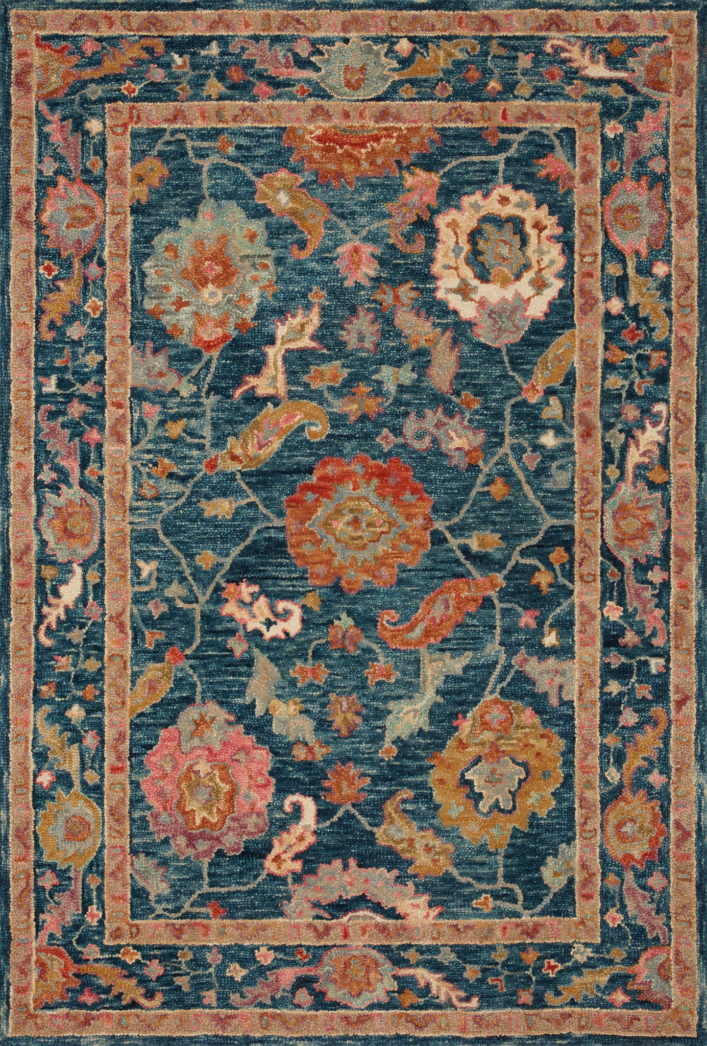 Padma Marine / Multi — a Loloi rug at Laurie Yapp Home.