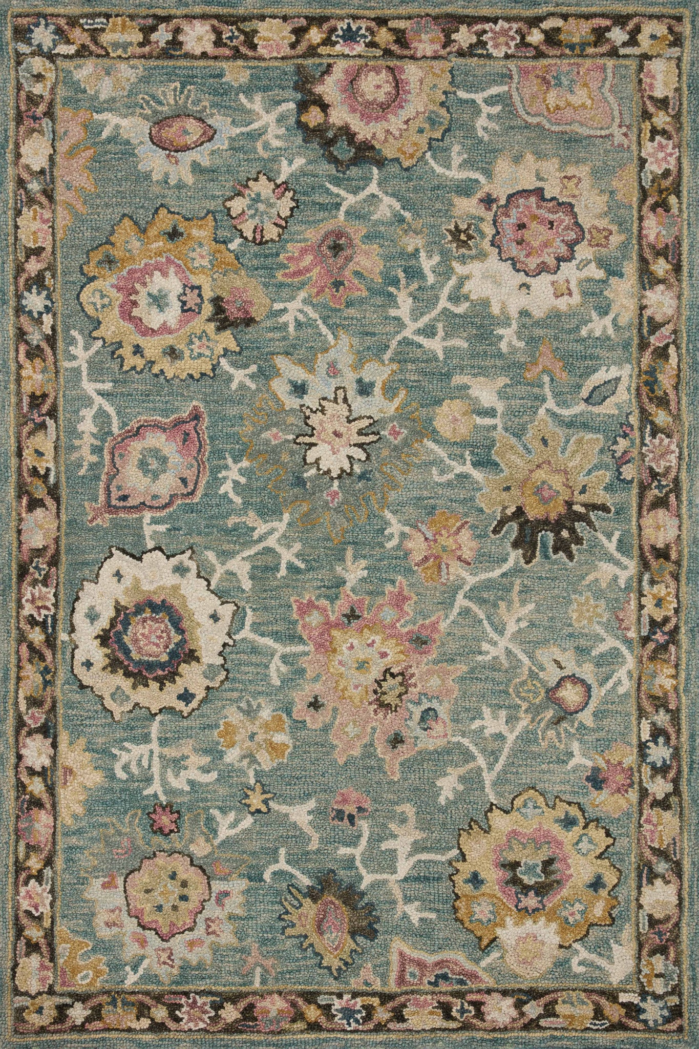 Padma Teal / Multi — a Loloi rug at Laurie Yapp Home.