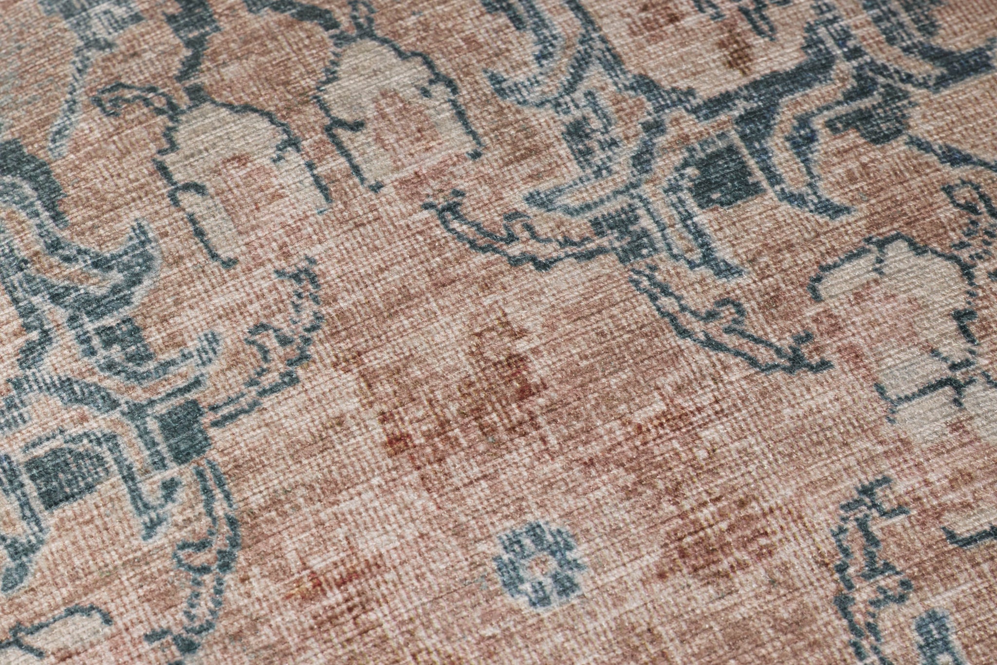 Taupe Pouf shown from a different angle to reveal its pattern.