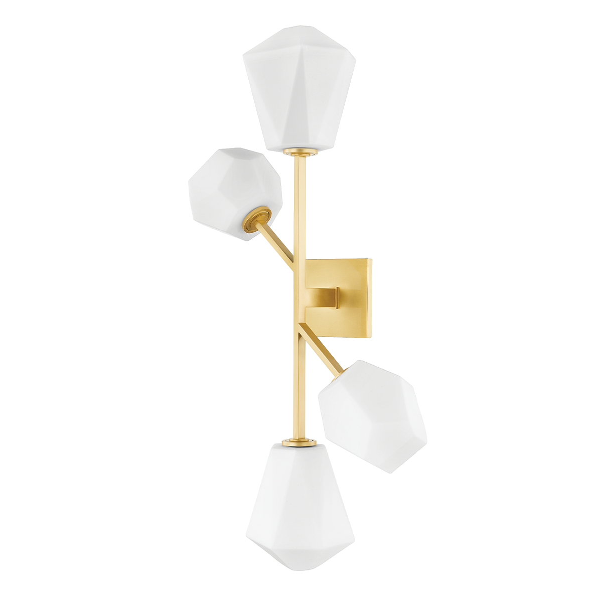Tring Wall Sconce in aged brass β a Hudson Valley wall sconce for bathrooms, hallways, and living rooms at Laurie Yapp Home.