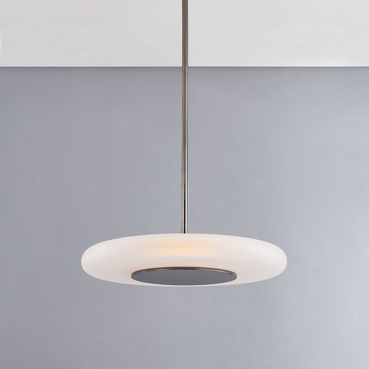 Close-up of the Blyford Pendant 20.75" showing the shade shape and metal detail.