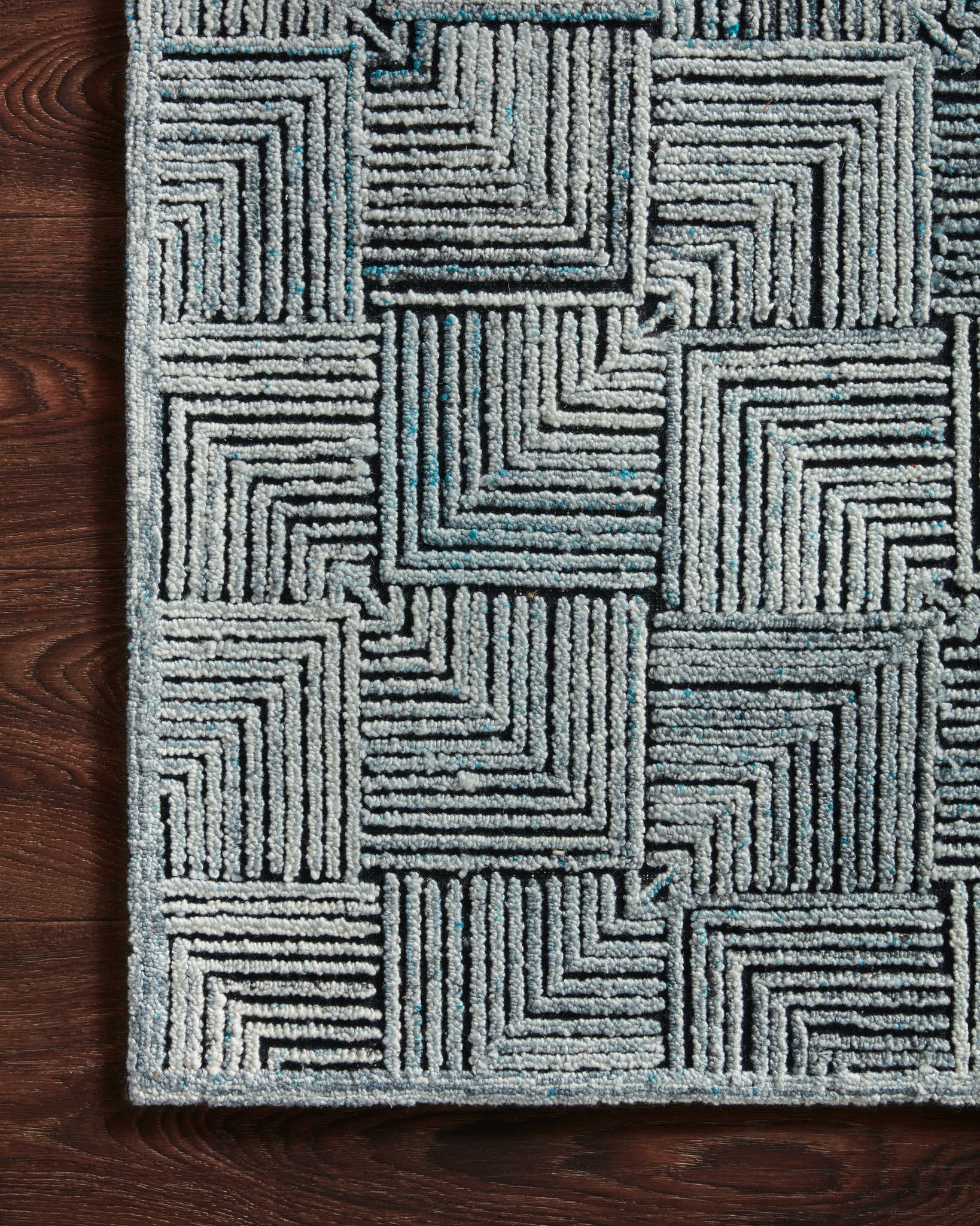 Prescott Arctic Blue shown from a different angle to reveal its pattern.