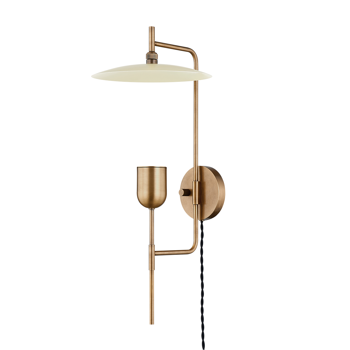 Manti Plug-In Sconce — a Troy plug-in sconce for bedrooms, living rooms, and reading nooks at Laurie Yapp Home.