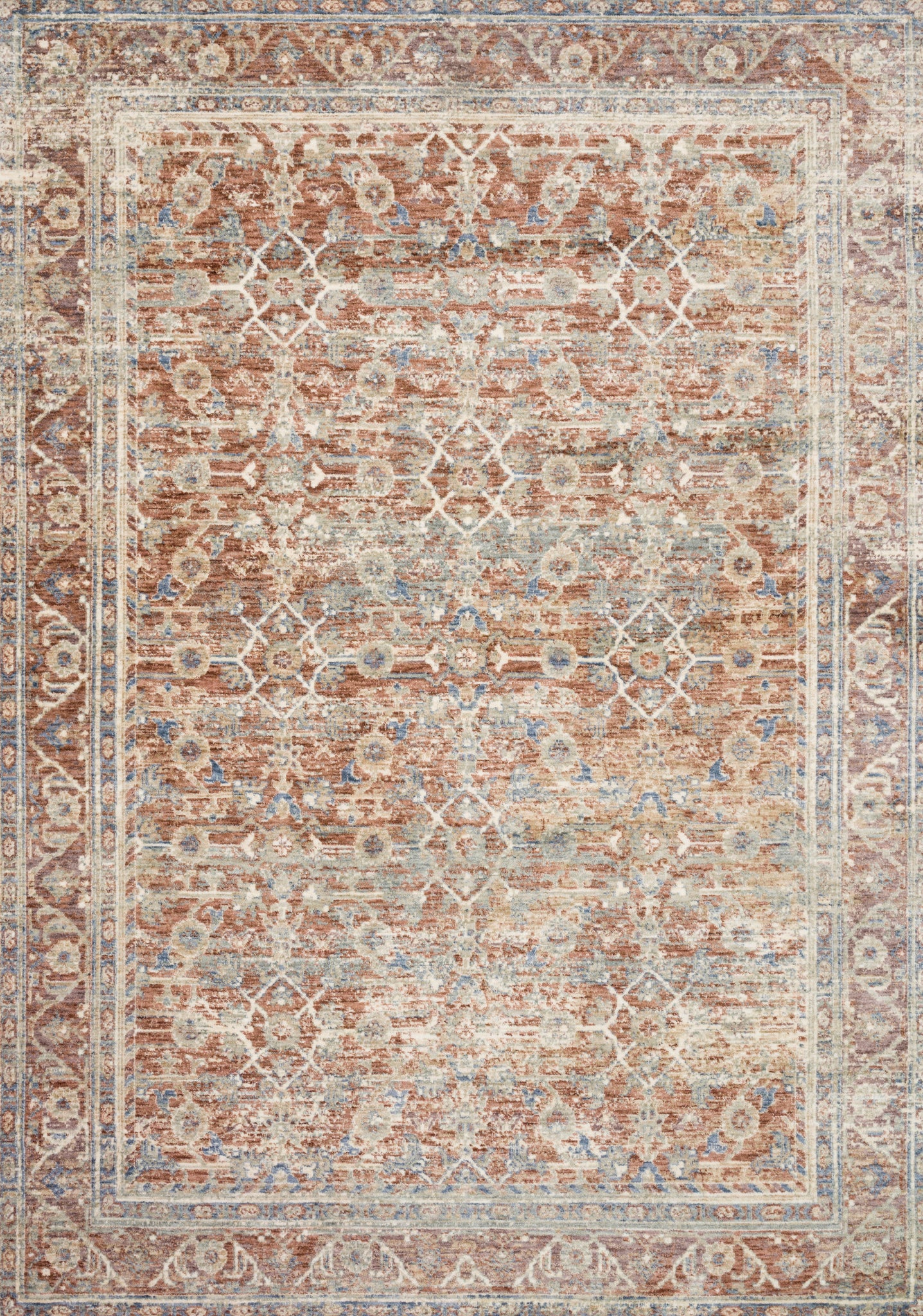Revere Terracotta / Multi — a Loloi rug at Laurie Yapp Home.