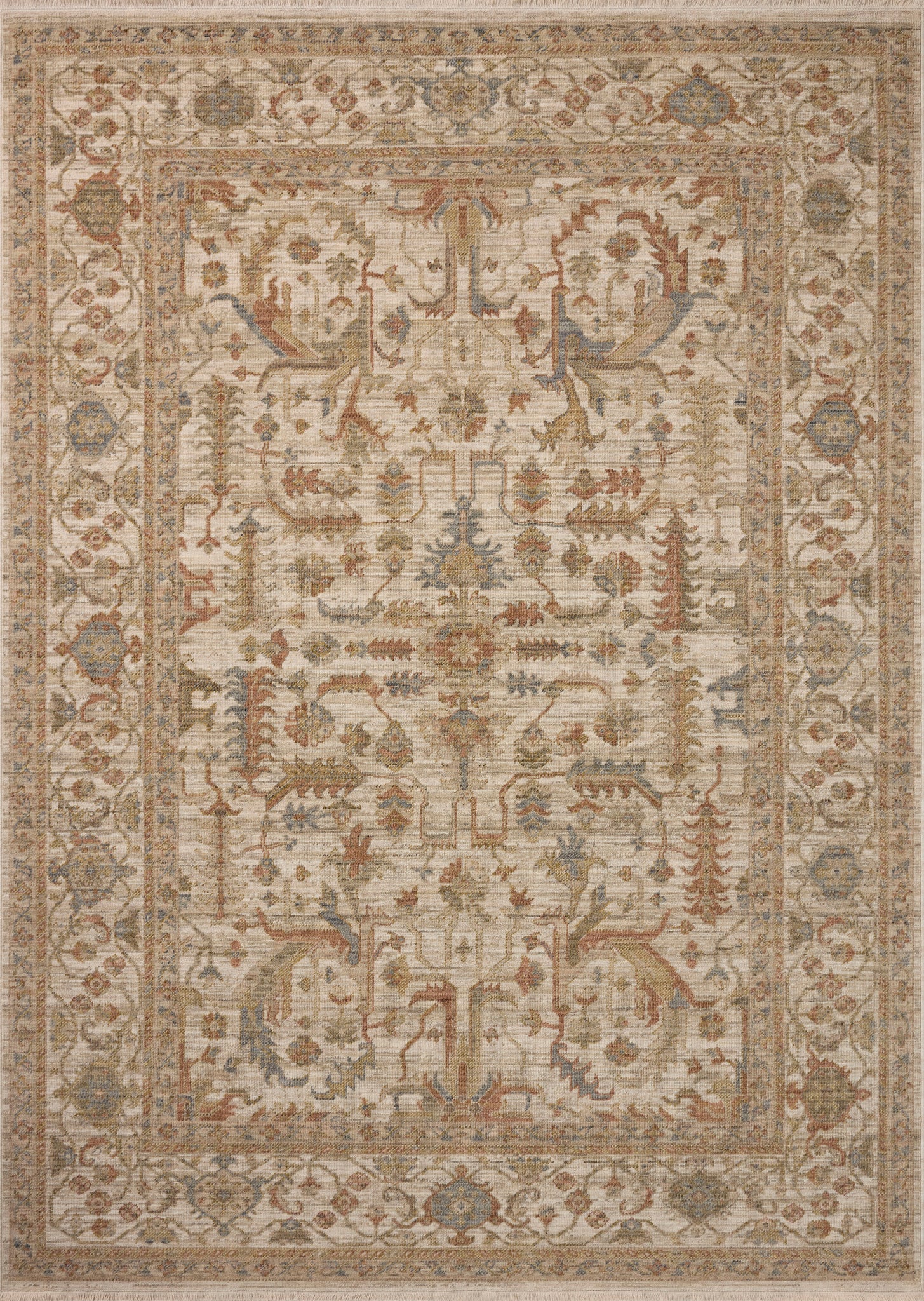 Reign Ivory / Sunset — a Loloi rug at Laurie Yapp Home.