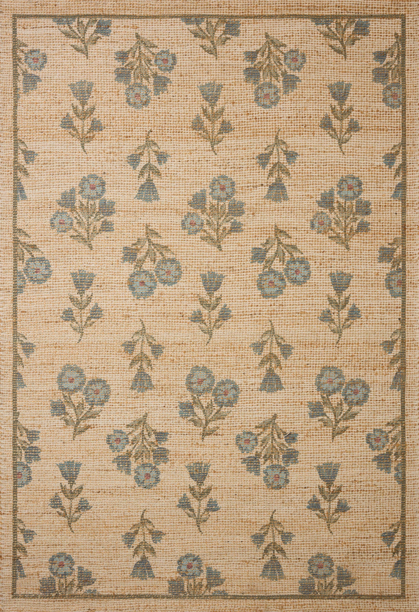 Rue Moss / Blue — a Loloi rug at Laurie Yapp Home.