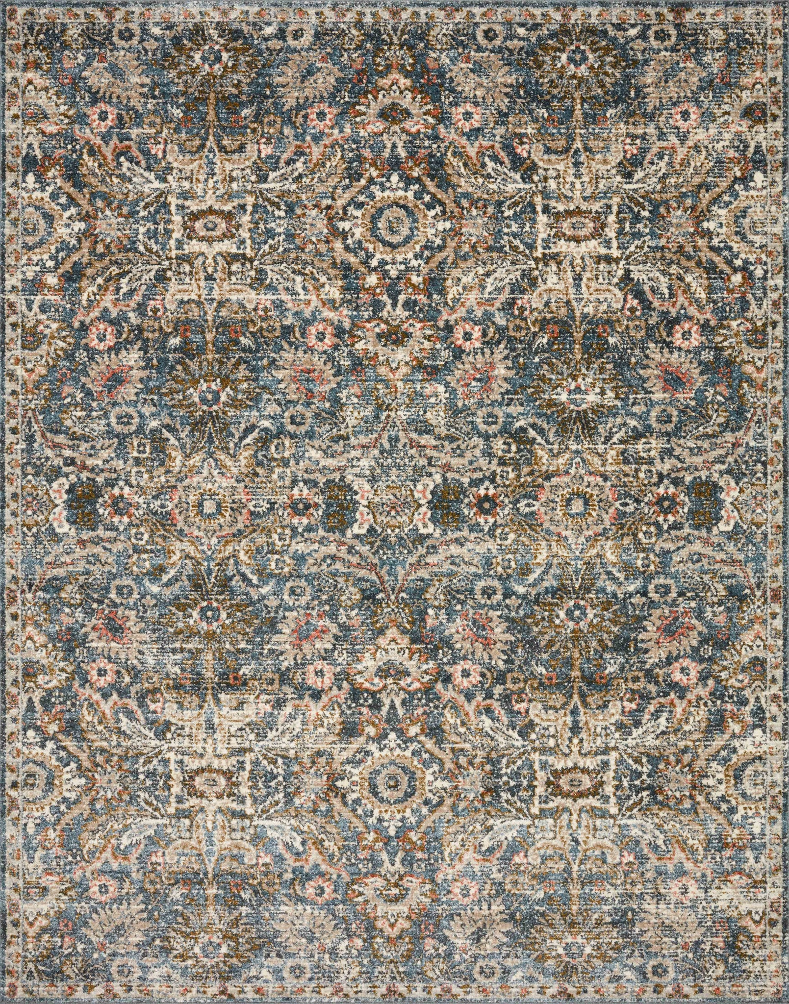 Saban Blue / Sand — a Loloi rug at Laurie Yapp Home.