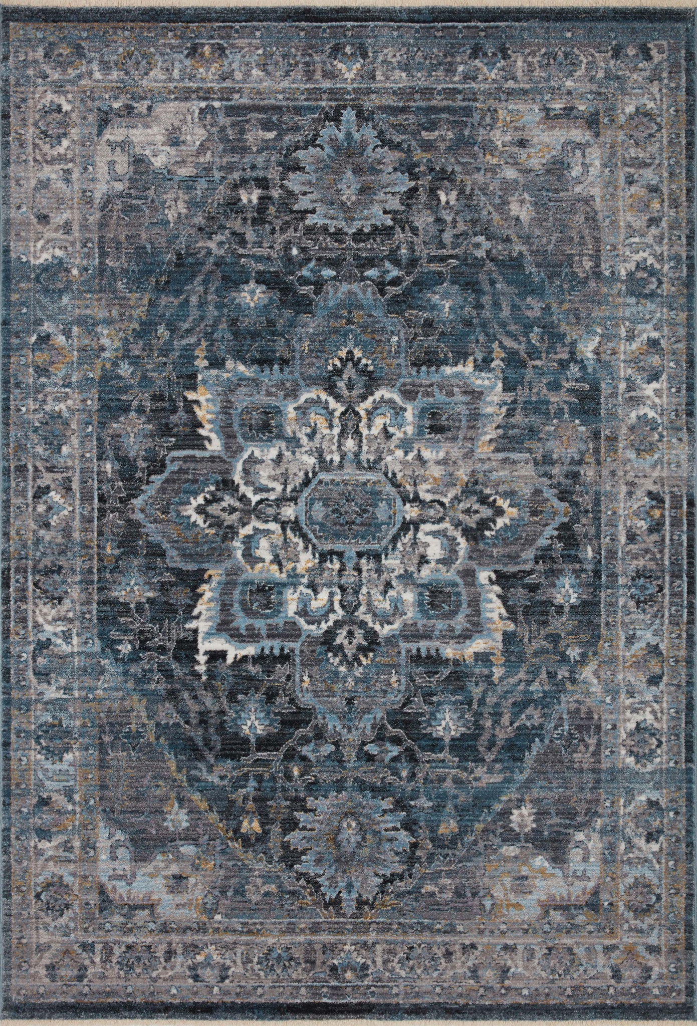Samra Denim / Grey — a Loloi rug at Laurie Yapp Home.
