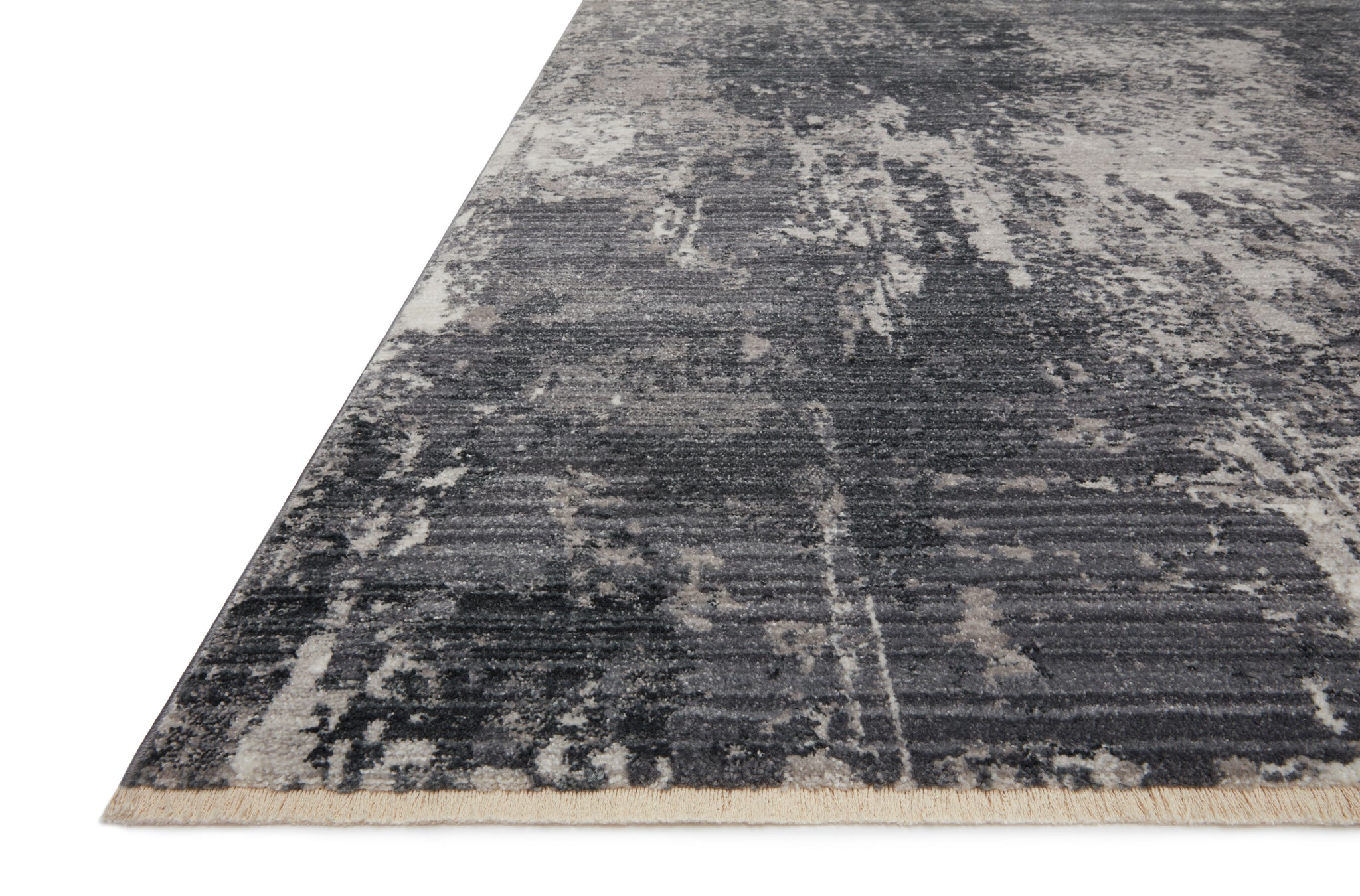 Samra Charcoal / Silver shown from a different angle to reveal its pattern.