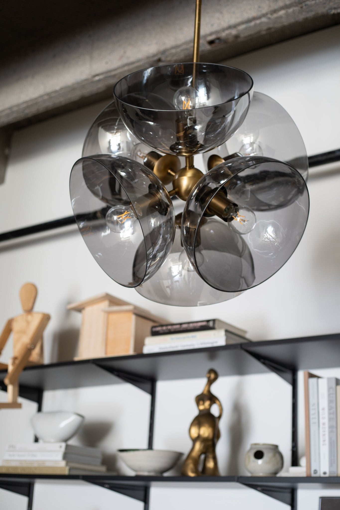 Salix Chandelier 22.25" styled in an elegant dining room for warm, layered light at Laurie Yapp Home.