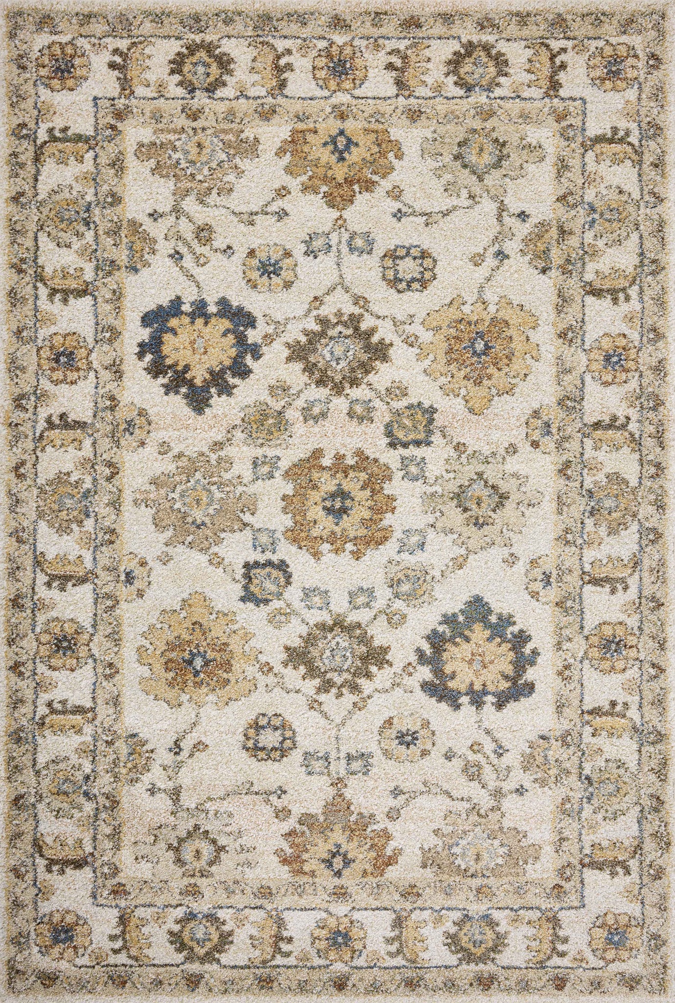 Tamryn Ivory / Multi — a Loloi rug at Laurie Yapp Home.