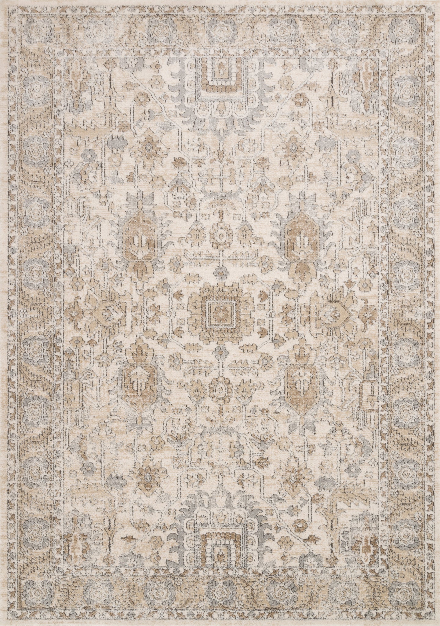 Teagan Ivory / Sand — a Loloi rug at Laurie Yapp Home.
