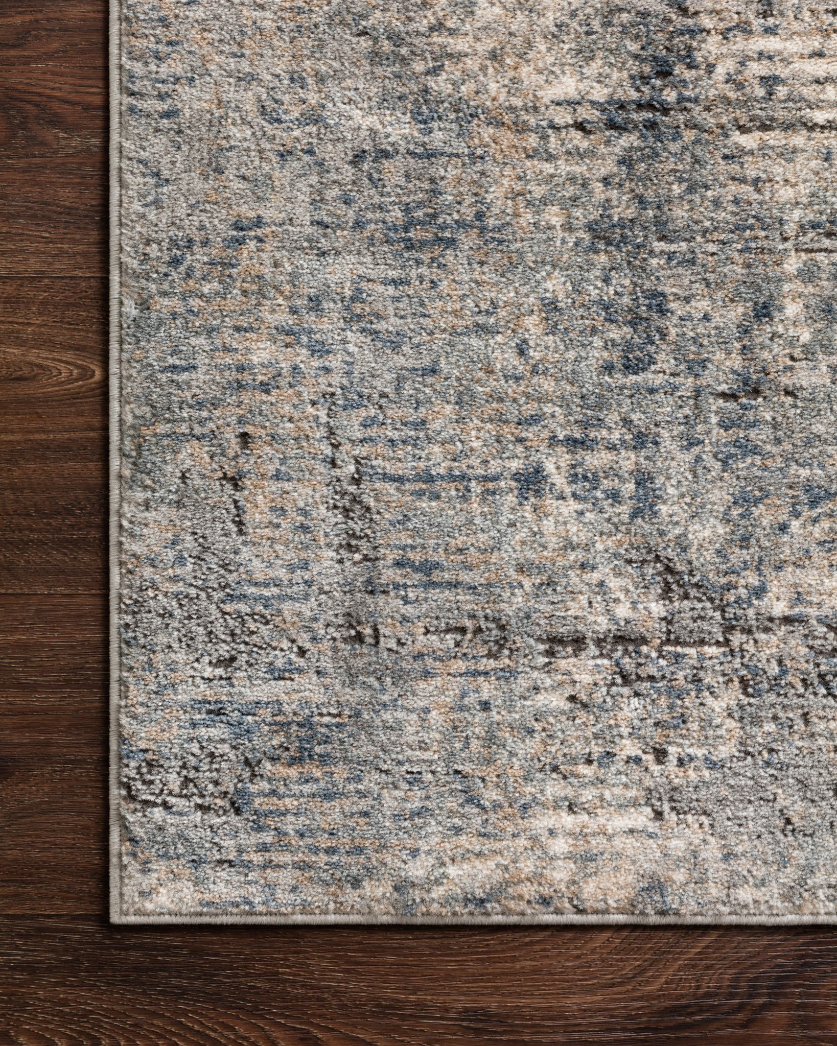 Teagan Denim / Slate shown from a different angle to reveal its pattern.