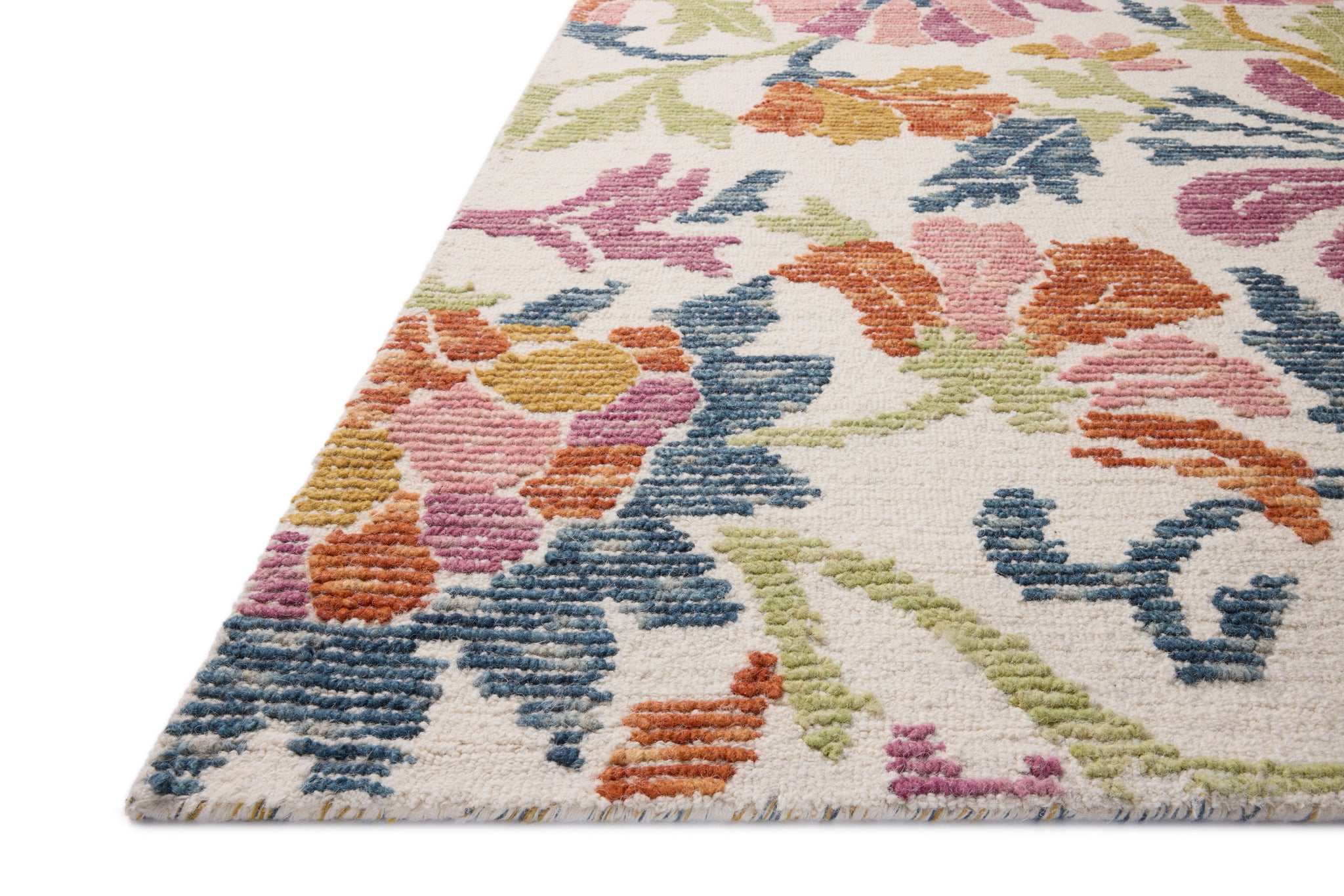 Tilly Ivory / Multi shown from a different angle to reveal its pattern.