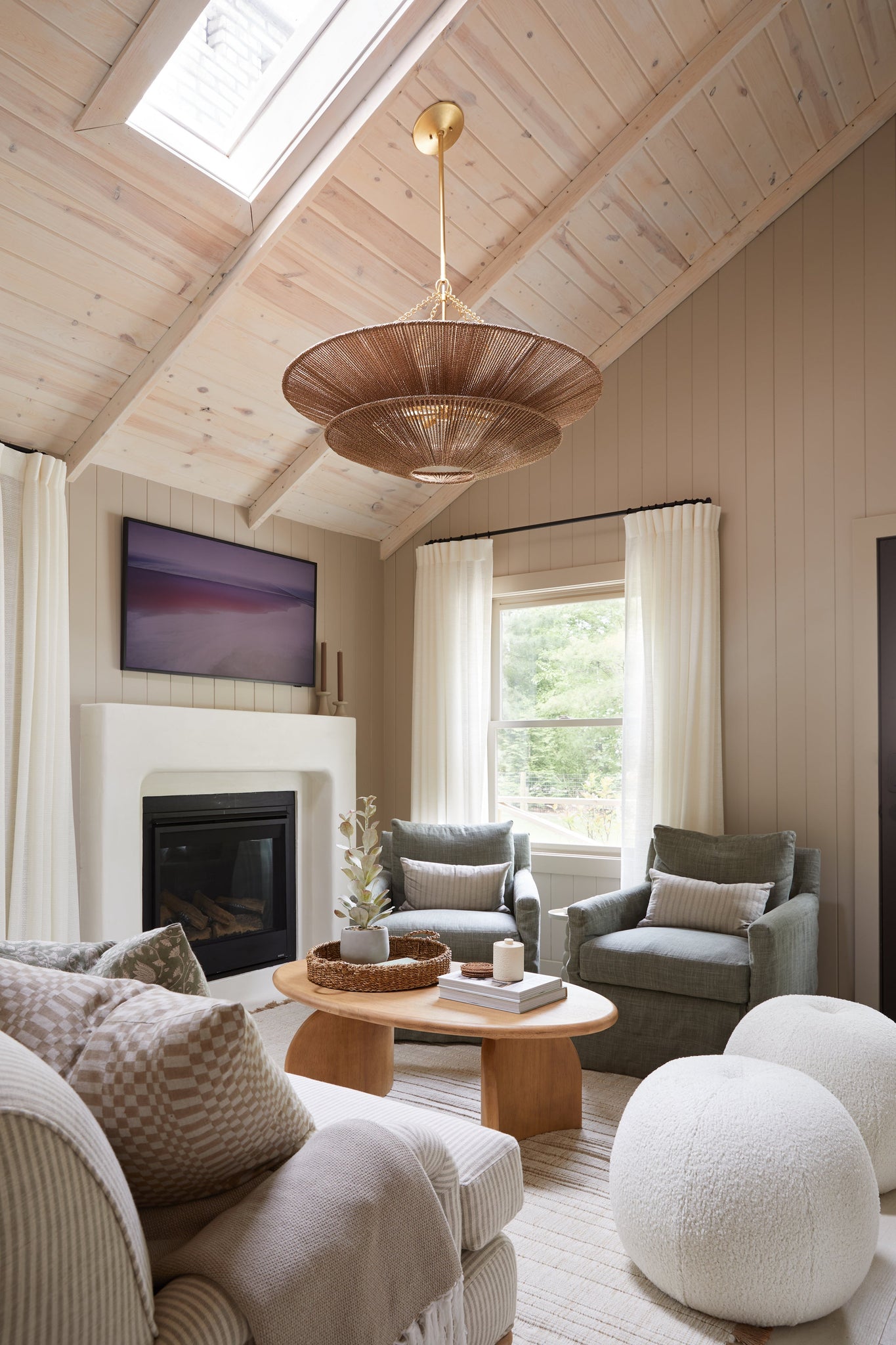 Tropea Chandelier styled in a two-story entry for warm, layered light at Laurie Yapp Home.