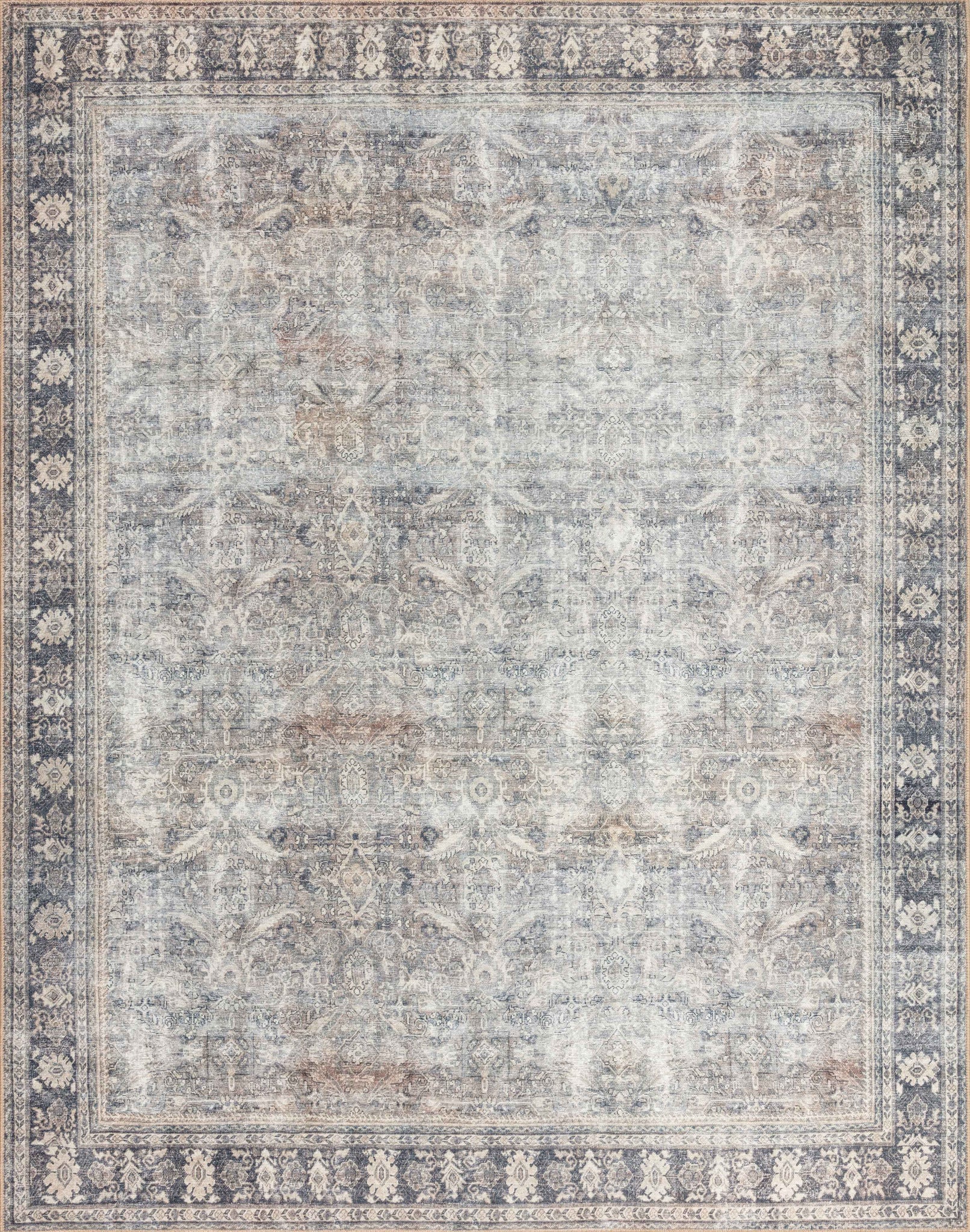 Wynter Grey / Charcoal — a Loloi rug at Laurie Yapp Home.