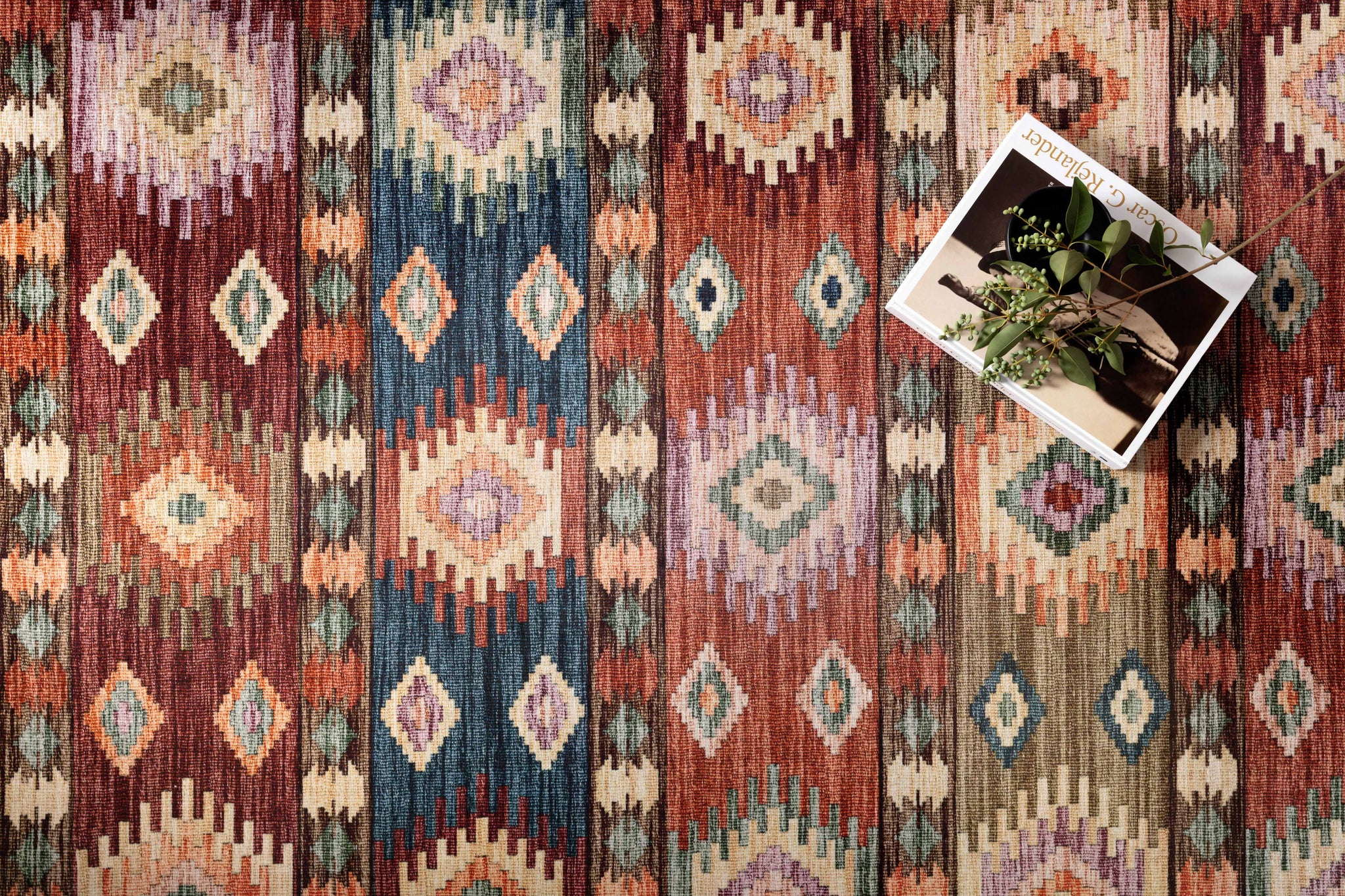 Zion Fiesta / Multi shown from a different angle to reveal its pattern.