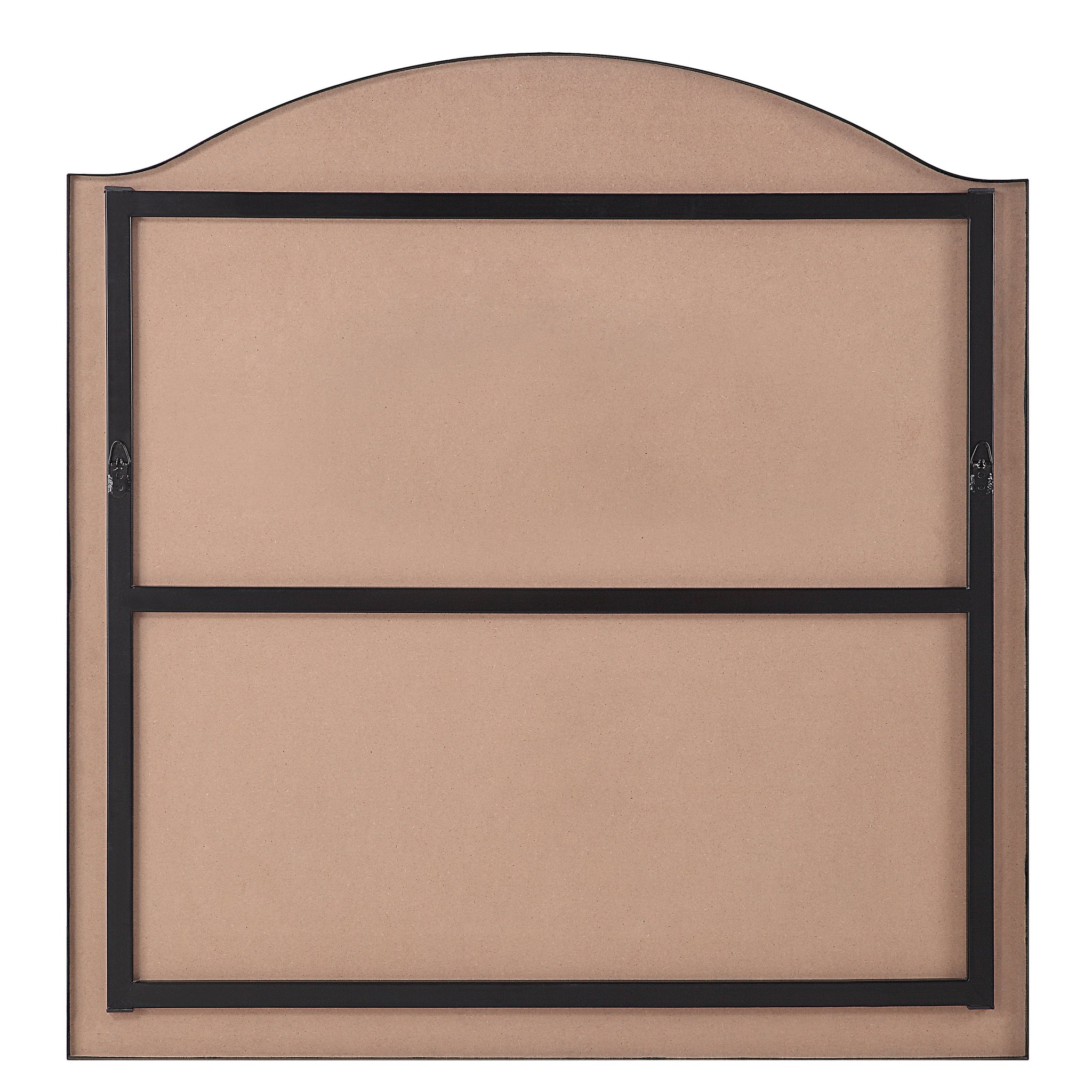 Back view of Bandon Wall Mirror, showing the frame structure and mounting hardware.
