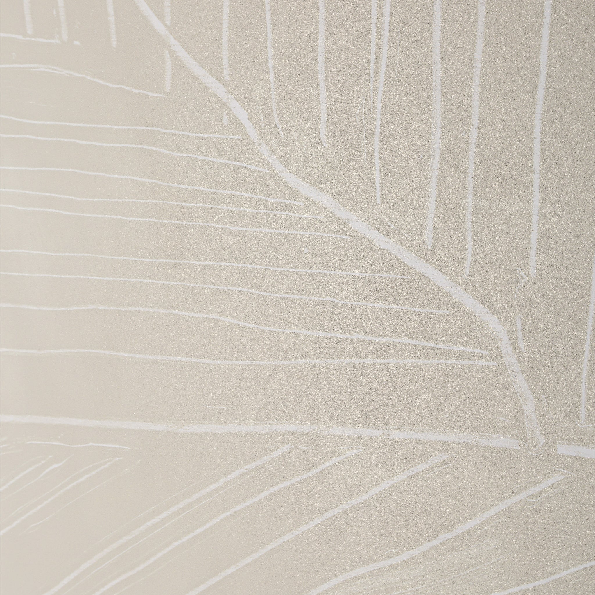 Detailed view of Marlon wall art's beige surface with white linear patterns.