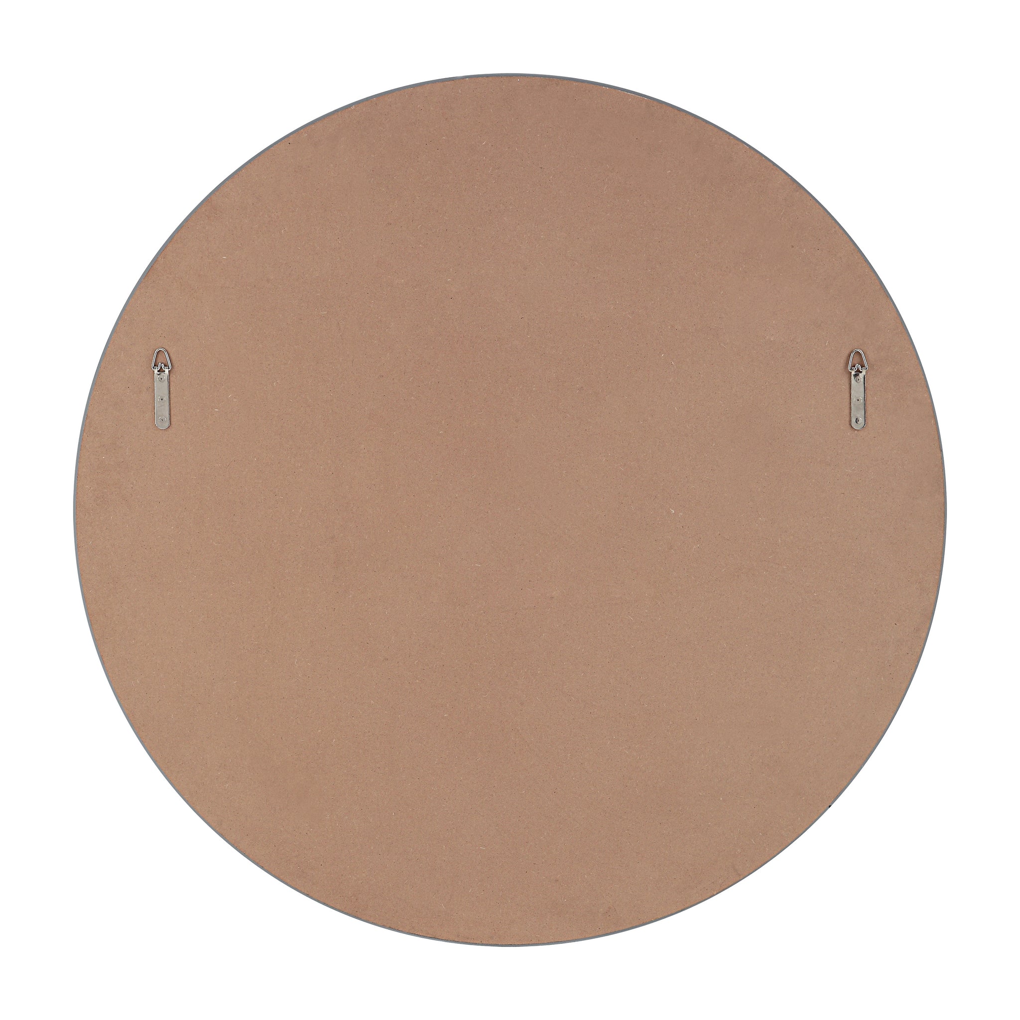 Back view of Osorno Wall Mirror with a smooth surface and hanging hardware