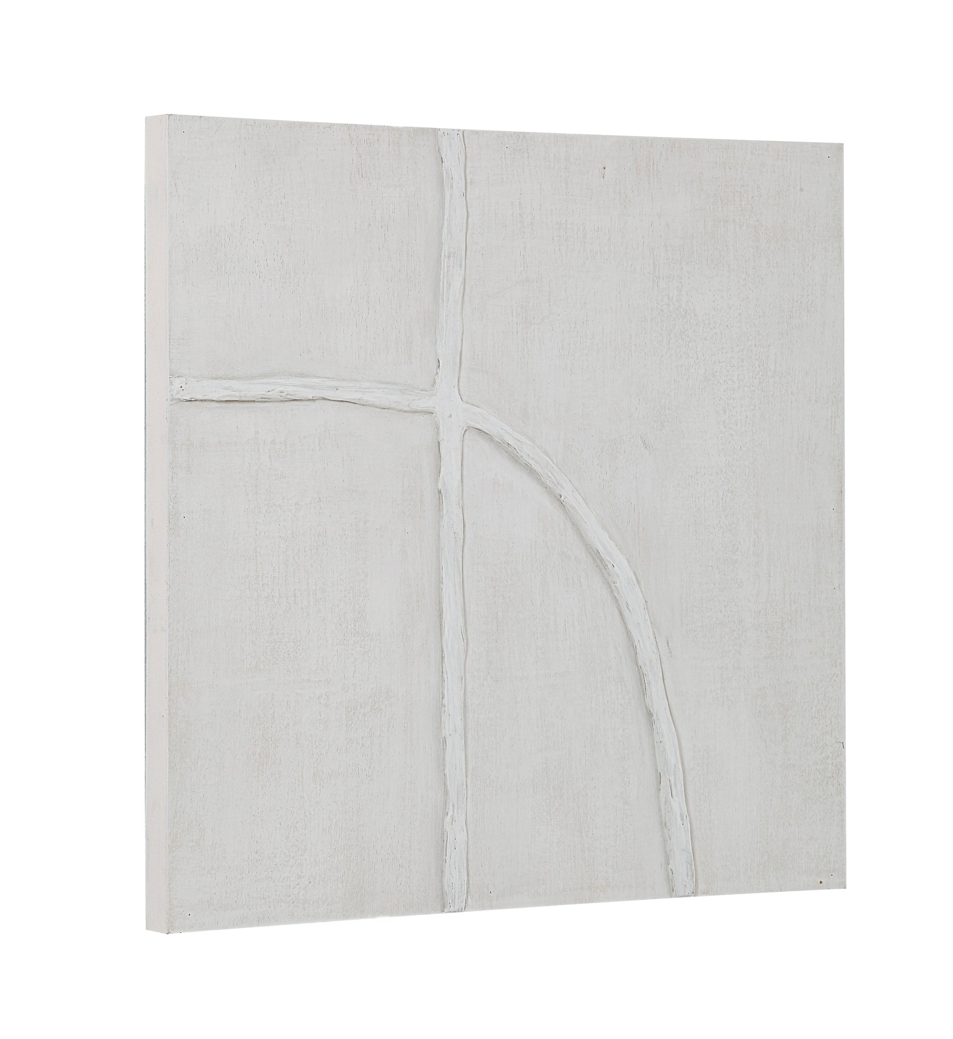 Cellier artwork featuring a textured white surface with abstract lines.