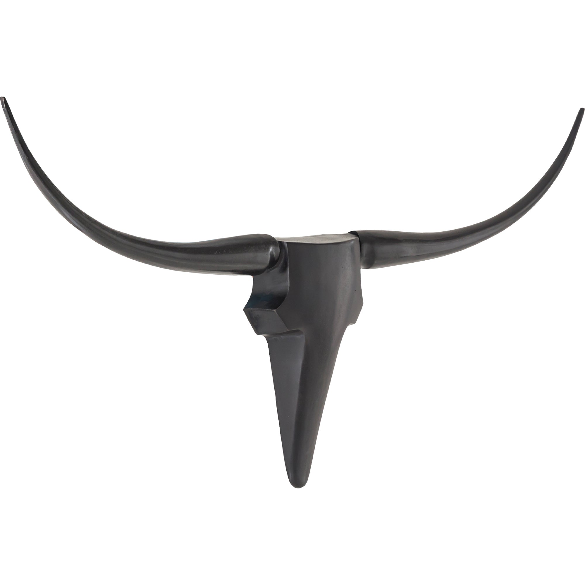 Madryn Wall Art showcasing a stylized black horned figure with a modern aesthetic
