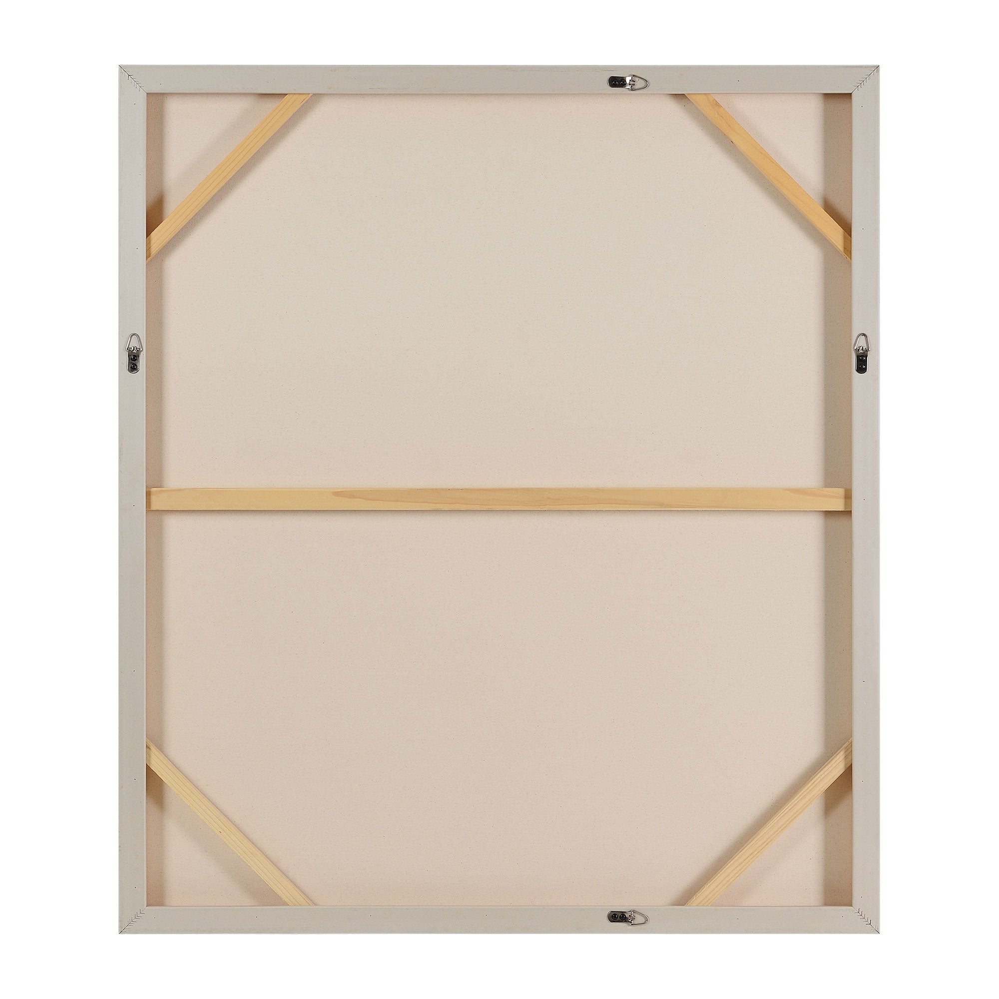 Back view of Carina Canvas Art showing the frame and support structure.