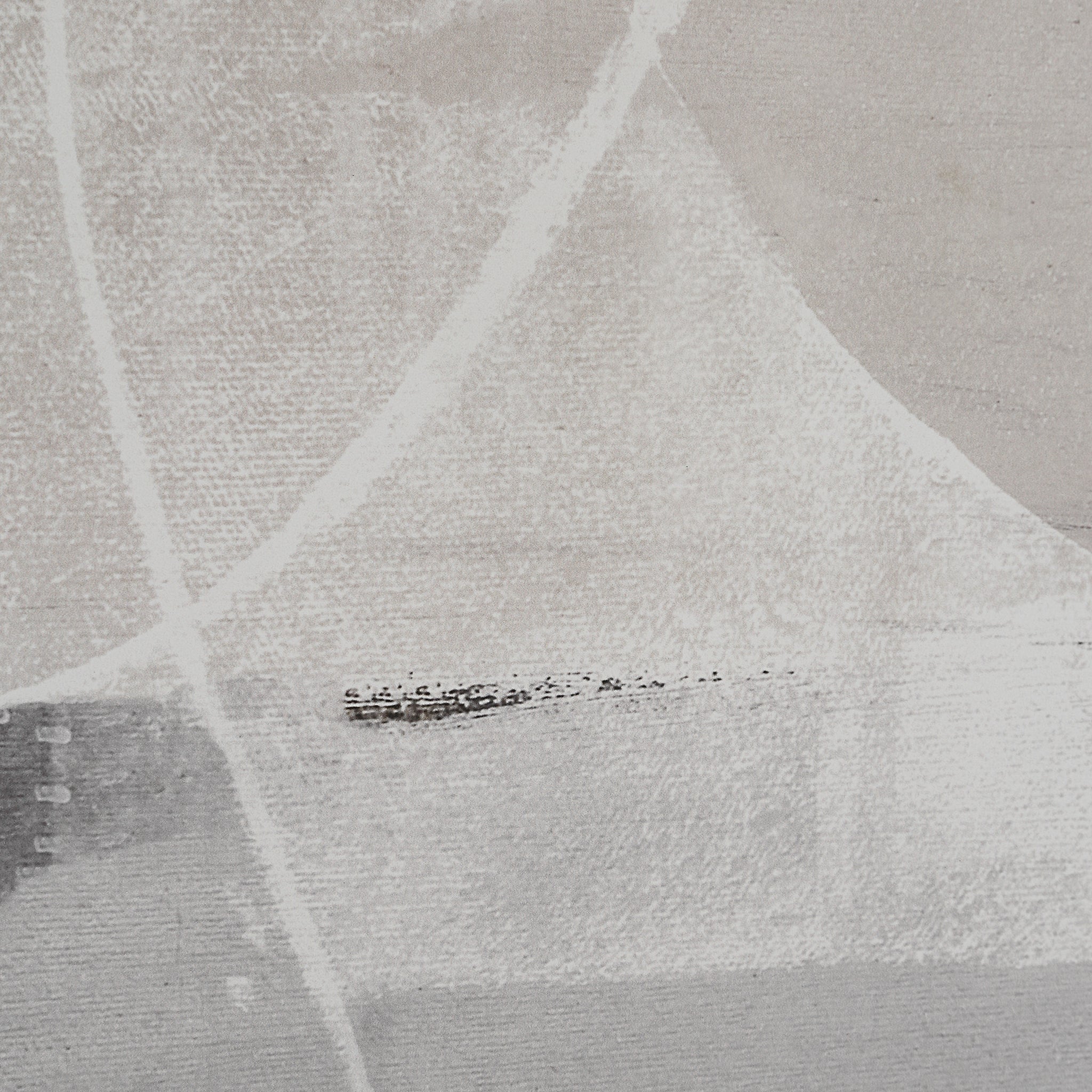 Close-up of Rovereto Wall Decor artwork displaying abstract patterns in muted beige and gray.